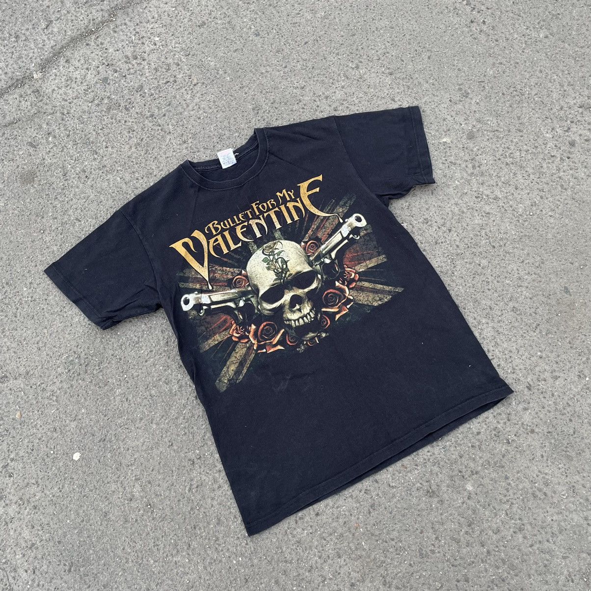 Vintage Vintage Y2K Bullet for My Valentine Band Tee Grunge Black L Size US L / EU 52-54 / 3 - 1 Thumbnail