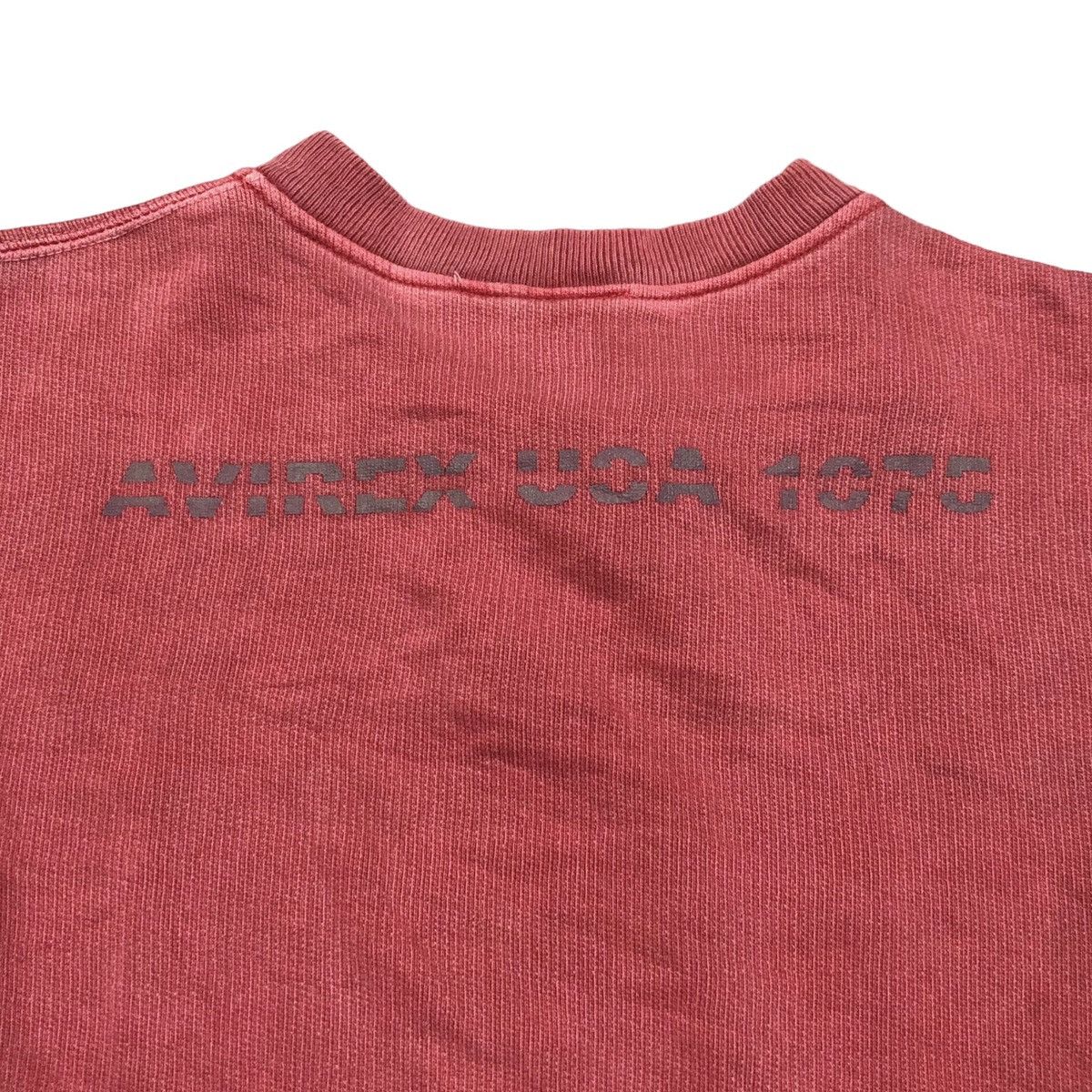 Avirex Vintage Avirex Washed Pink Lace Up Sweatshirt Spellout Logo Size US M / EU 48-50 / 2 - 4 Thumbnail