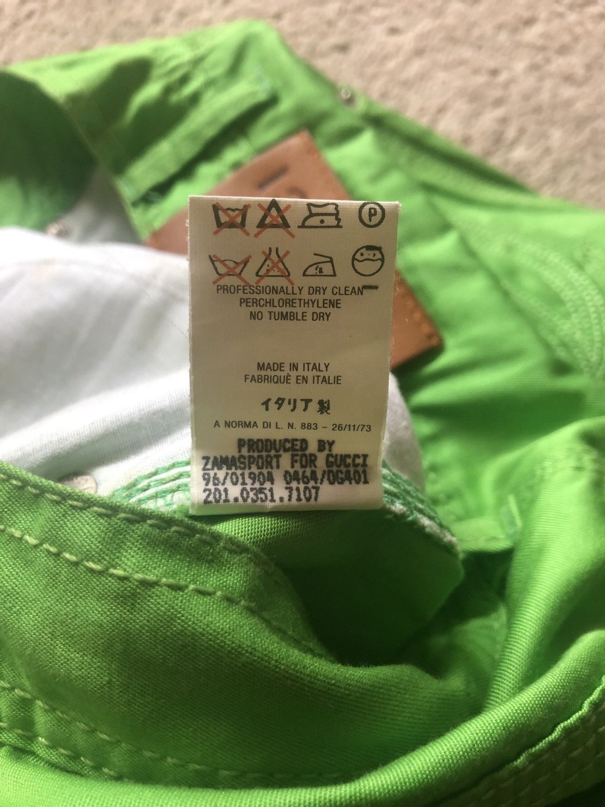 Gucci SS1996 Gucci Embroidered logo Jeans Size 27" / US 4 / IT 40 - 10 Thumbnail
