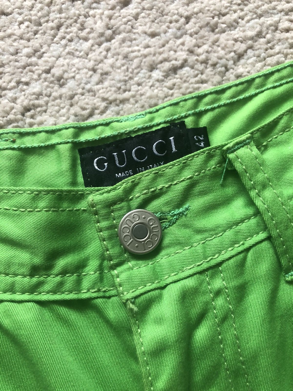 Gucci SS1996 Gucci Embroidered logo Jeans Size 27" / US 4 / IT 40 - 5 Thumbnail