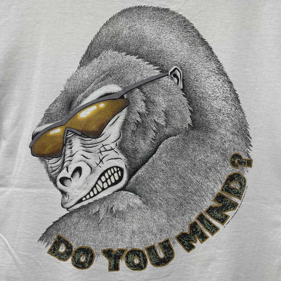 Vintage Vintage 90s LifeForms T-Shirt Do You Mind? Size US L / EU 52-54 / 3 - 2 Thumbnail