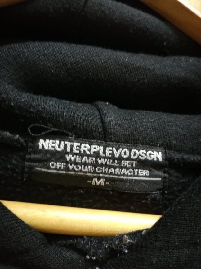 Japanese Brand Rare🔥 Hoodie Japanese brand by Neuterplevodsgn (c24) Size US L / EU 52-54 / 3 - 2 Thumbnail