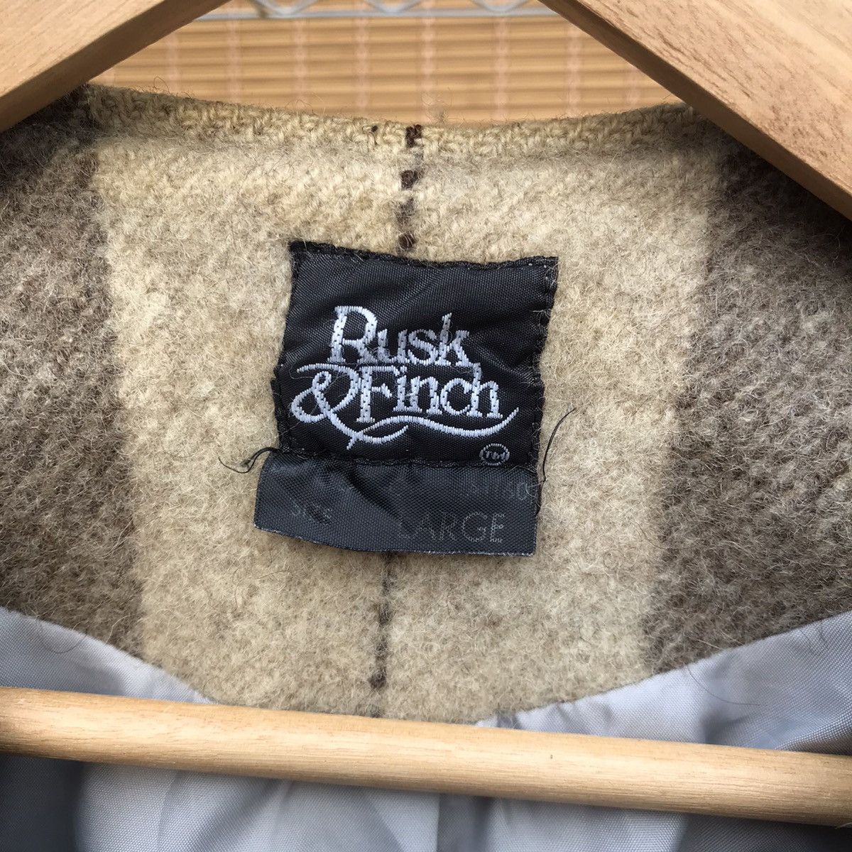 Vintage Rare Vintage Rusk&Finch Mohair wool multitone vest jacket Size US L / EU 52-54 / 3 - 6 Thumbnail