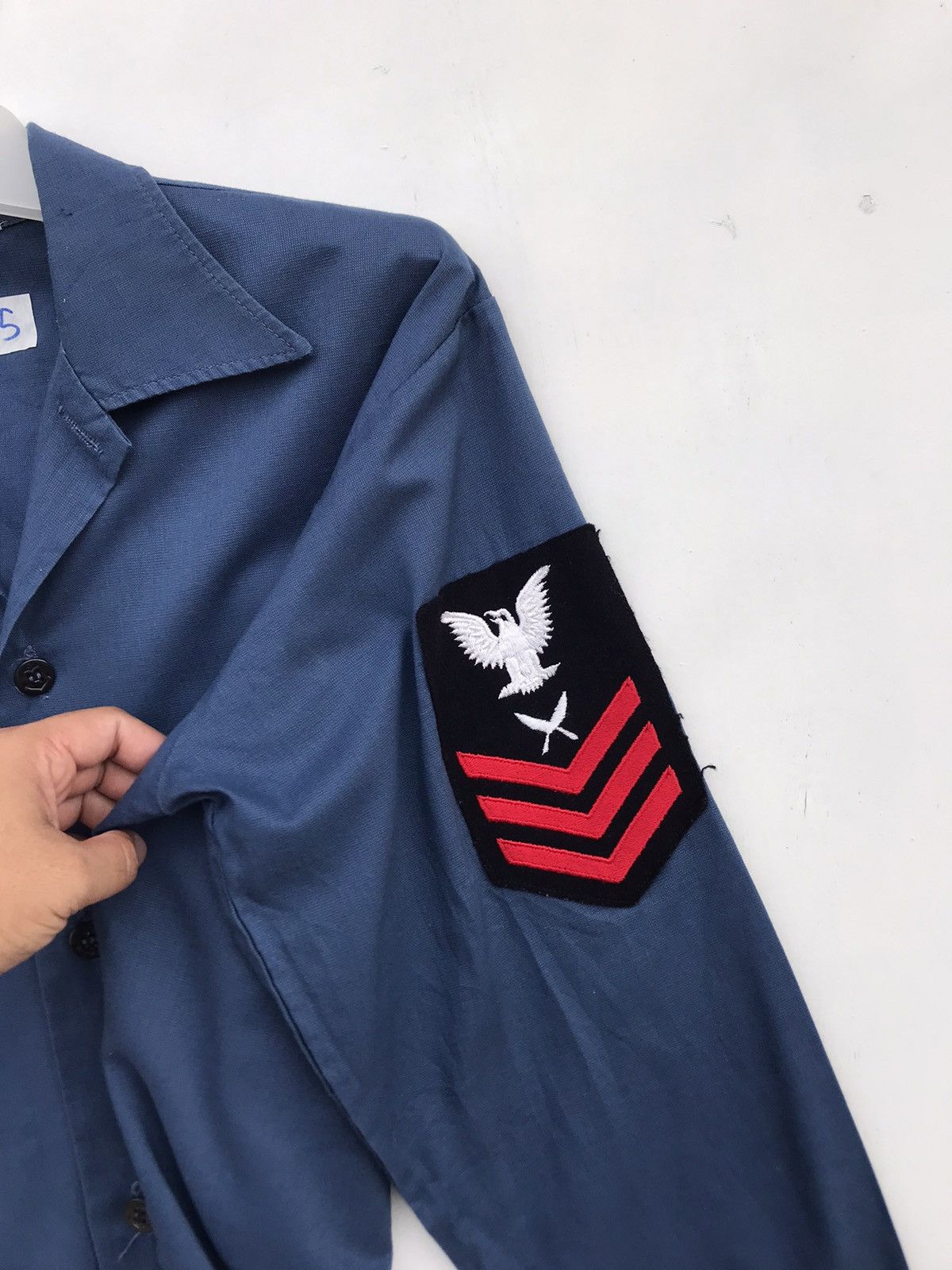 Vintage Vintage First Class Petty Officer (E-6) US Navy Shirt Size US M / EU 48-50 / 2 - 5 Thumbnail
