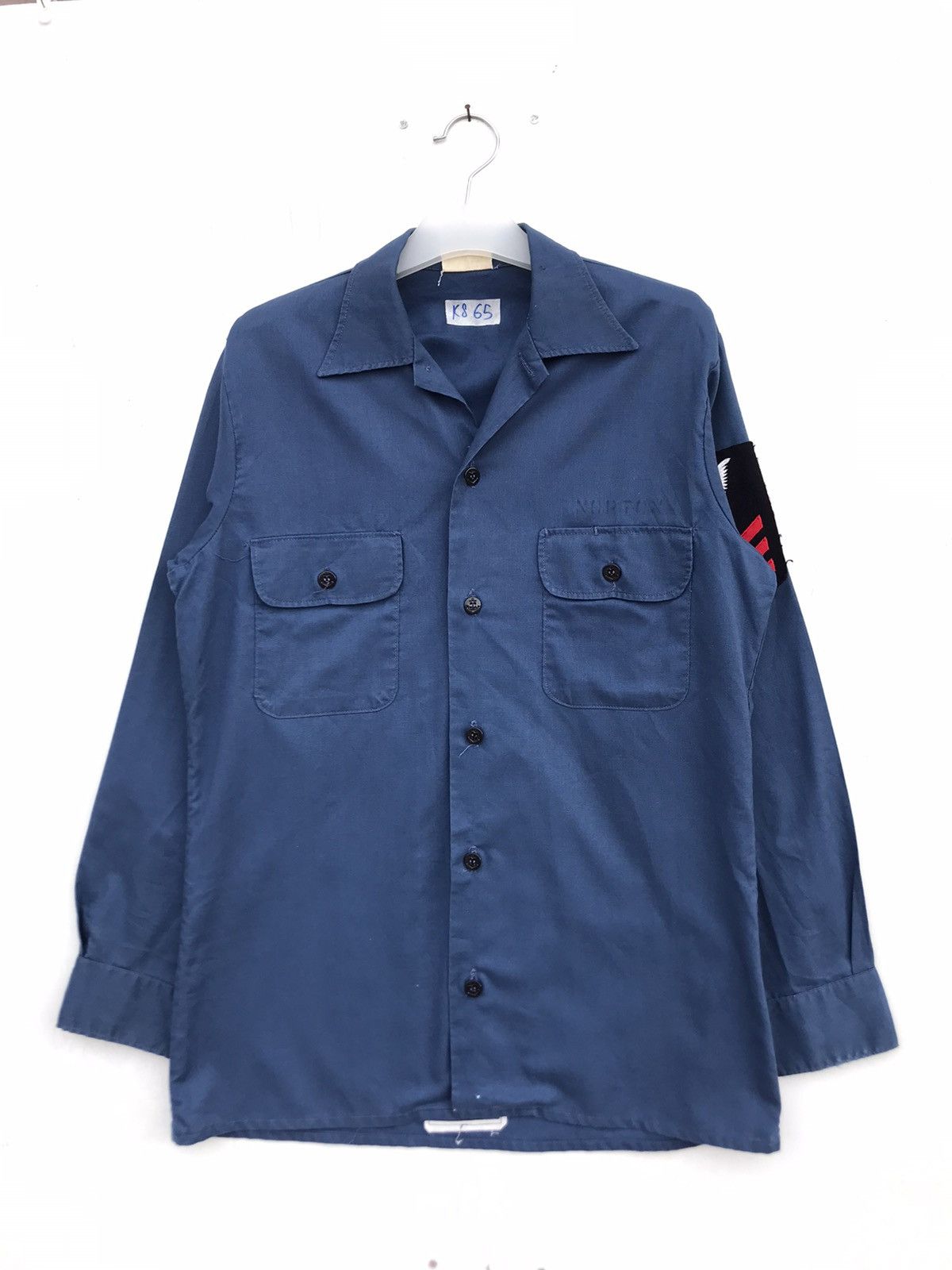 Vintage Vintage First Class Petty Officer (E-6) US Navy Shirt Size US M / EU 48-50 / 2 - 1 Thumbnail