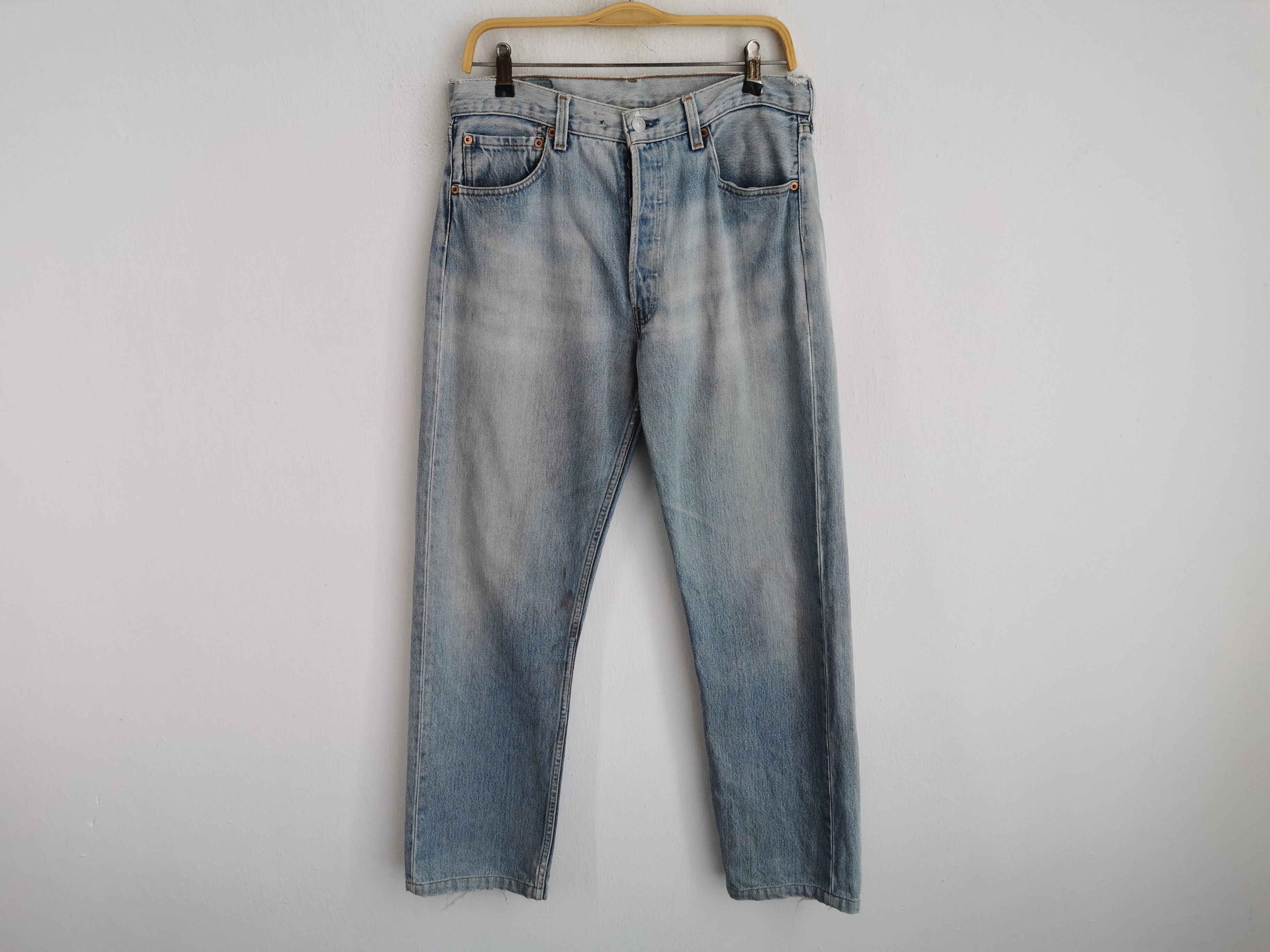 Distressed Vintage Levis Lot 501 Denim Made In USA Size 32
