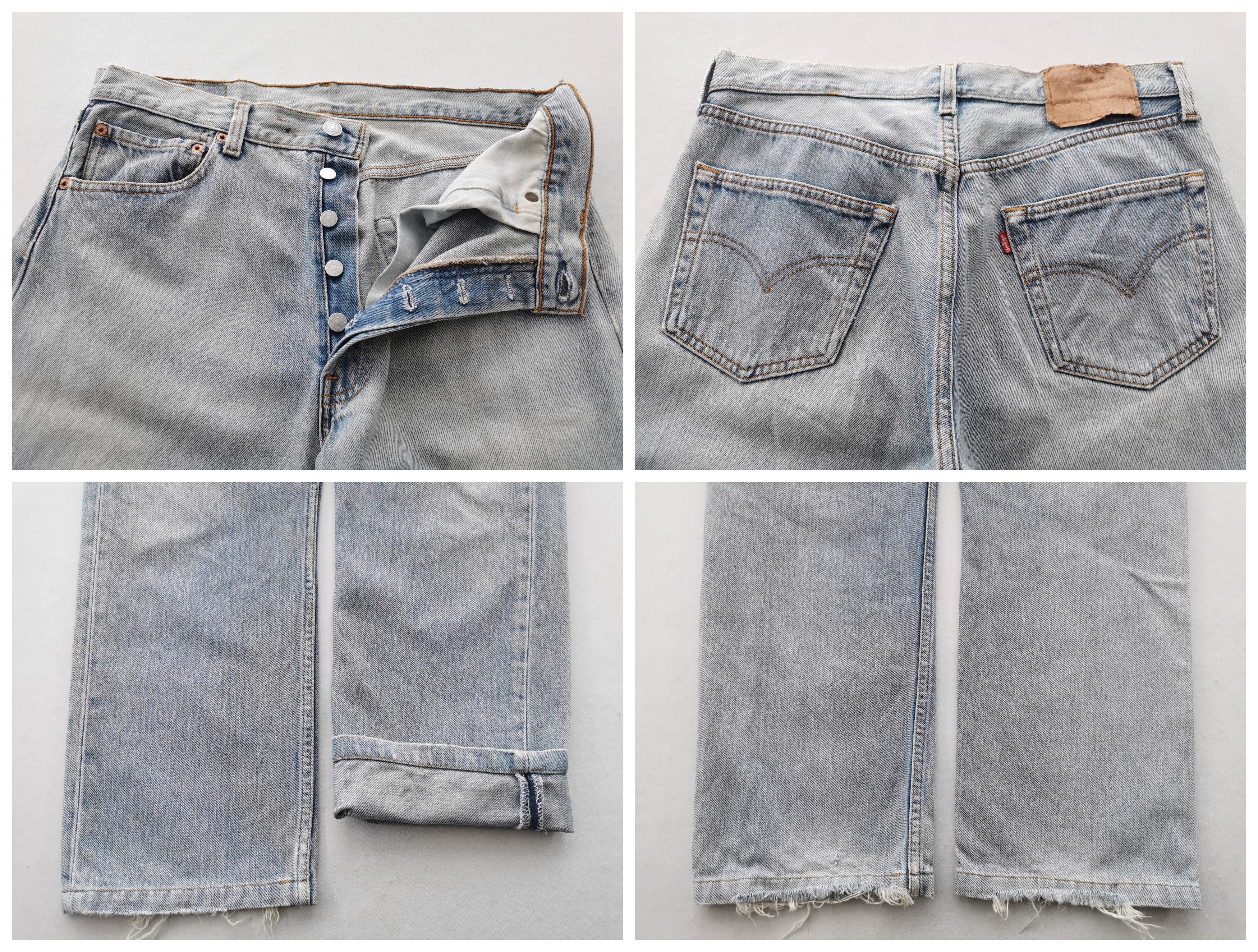 Distressed Vintage Levis Lot 501 Denim Made In USA Size 32
