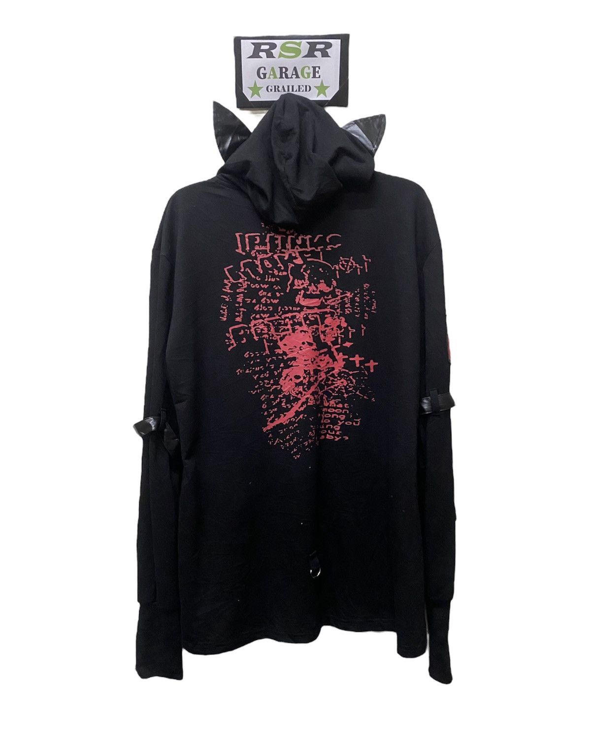 Japanese Brand Punk Design by Japanese Brand Hoodies Size US XL / EU 56 / 4 - 3 Thumbnail