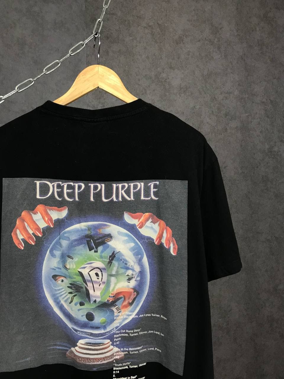 Band Tees Deep Purple vintage cult rock band overprinted tee Size US XXL / EU 58 / 5 - 6 Thumbnail