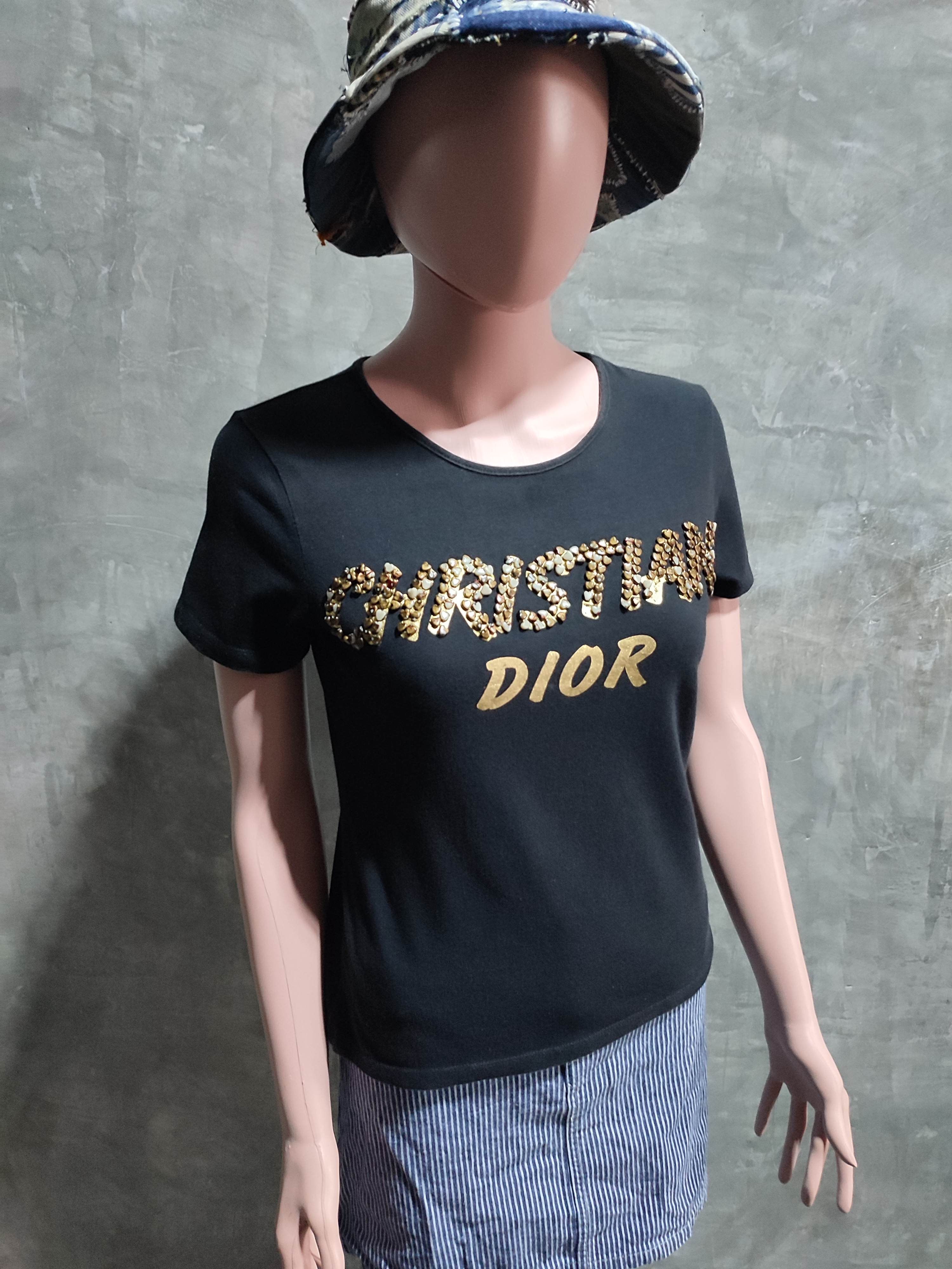 Dior 🔥Christian Dior Women Tshirt Size L / US 10 / IT 46 - 2 Thumbnail