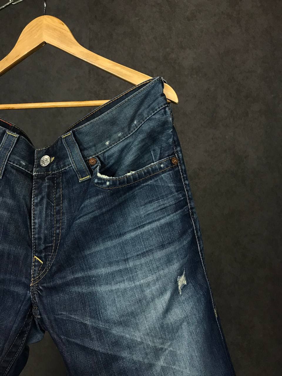 True Religion True Religion Japanese brand made in USA denim shorts Size US 36 / EU 52 - 4 Thumbnail