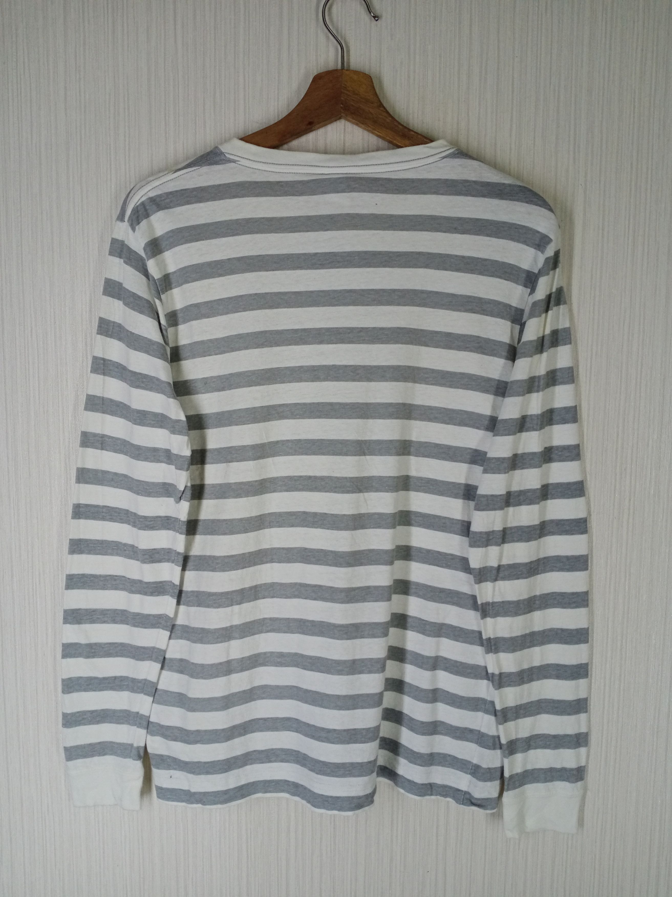 Margaret Howell Margaret Howell Striped Long Sleeve Tshirt Size US M / EU 48-50 / 2 - 4 Thumbnail