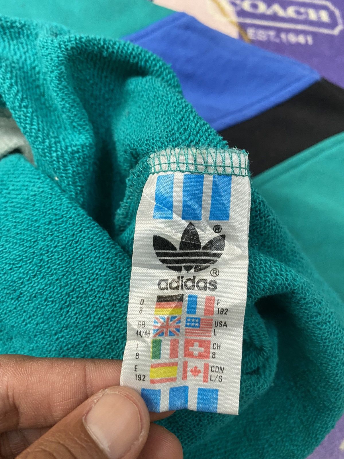 Adidas Vintage ADIDAS Half Zipper Shirt x Rare Colour Size US XXL / EU 58 / 5 - 11 Thumbnail