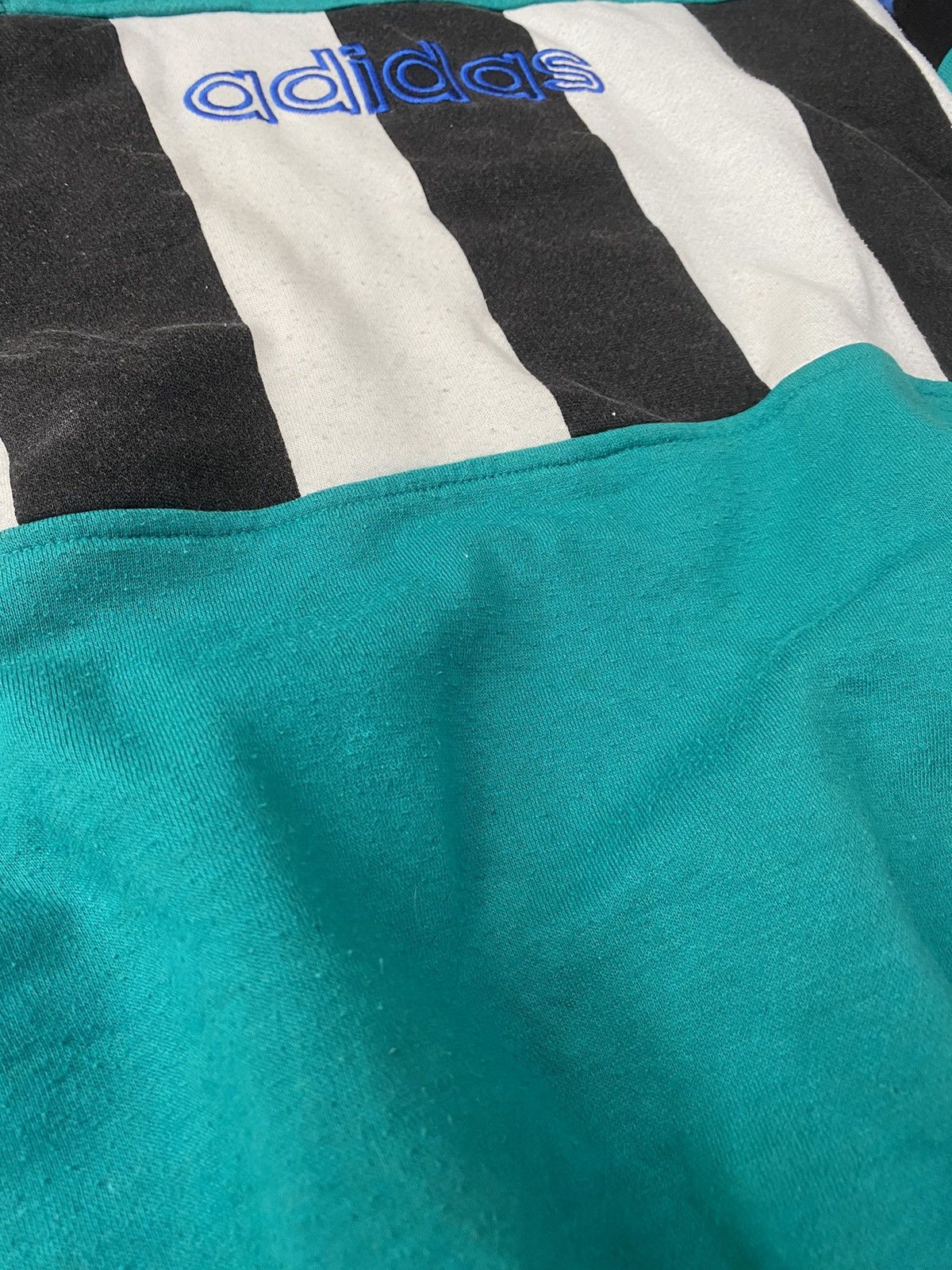 Adidas Vintage ADIDAS Half Zipper Shirt x Rare Colour Size US XXL / EU 58 / 5 - 5 Thumbnail