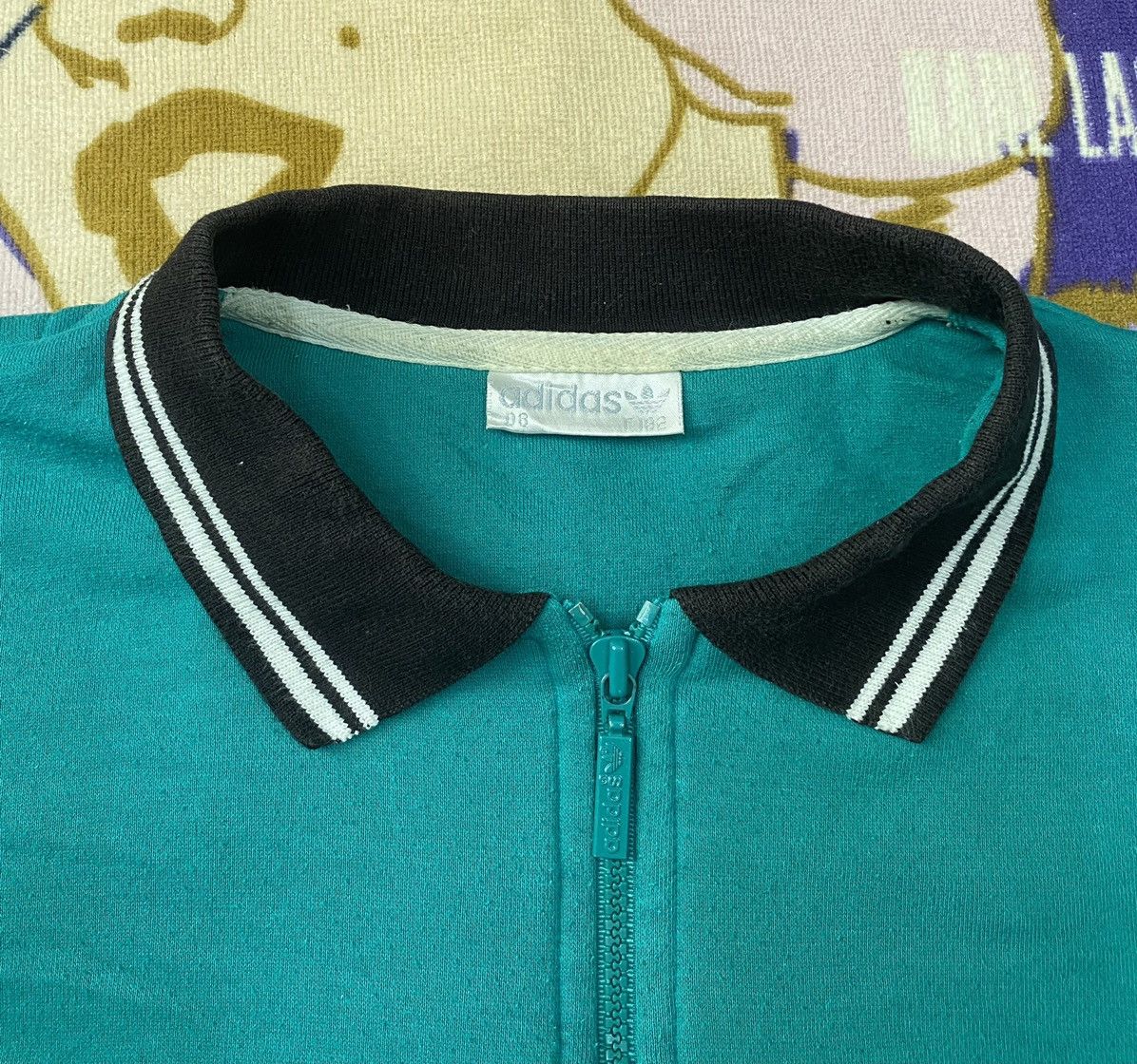 Adidas Vintage ADIDAS Half Zipper Shirt x Rare Colour Size US XXL / EU 58 / 5 - 6 Thumbnail