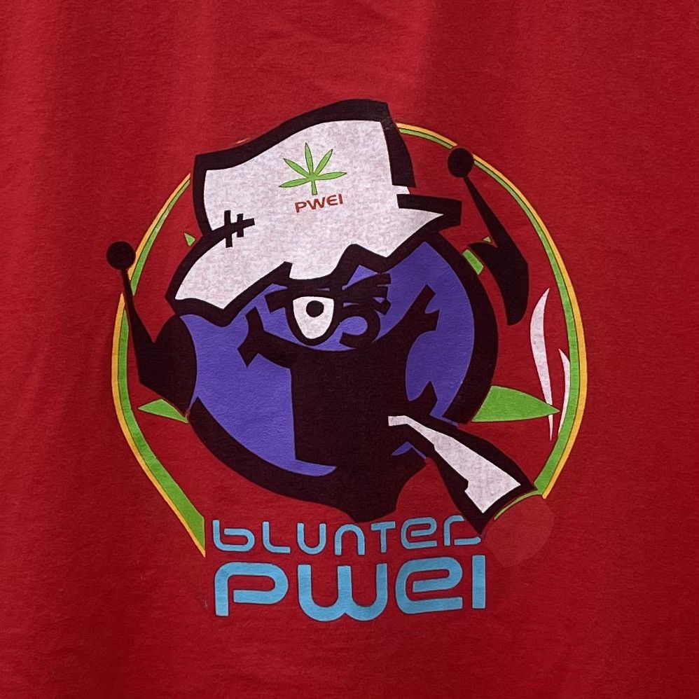 Band Tees × Beauty Beast × Vintage Rare! Red Colour PWEI Pop Will Eat Itself T-Shirt Xlarge Size US XL / EU 56 / 4 - 2 Thumbnail