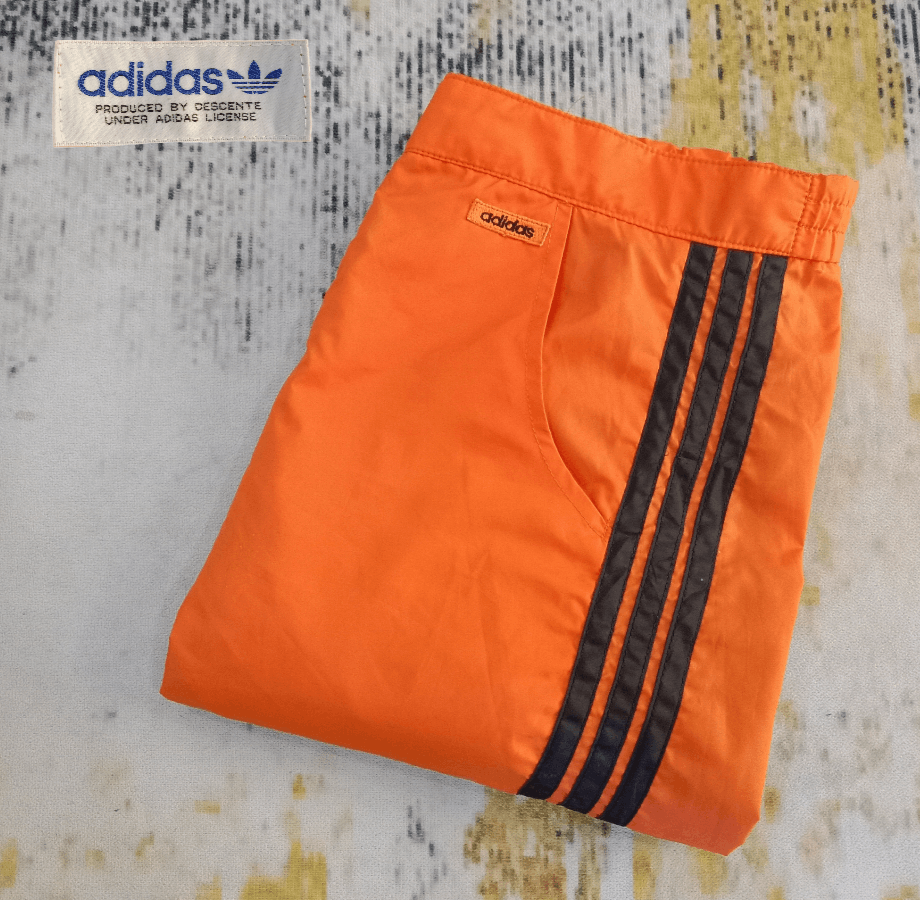 Adidas × Vintage Vintage Adidas Nylon Tracksuit Pants Size US 31 - 1 Thumbnail