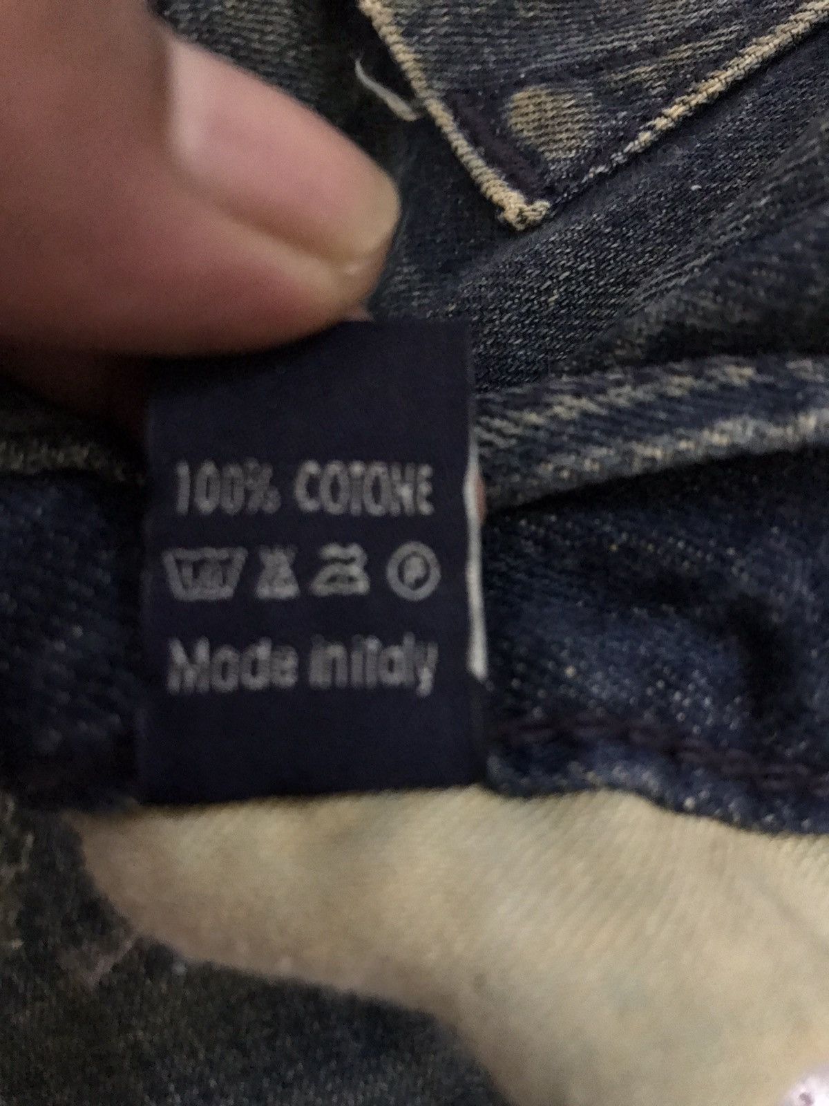 Indigo U+ King Distressed Made In Italy Regular Jeans Size US 32 / EU 48 - 12 Thumbnail