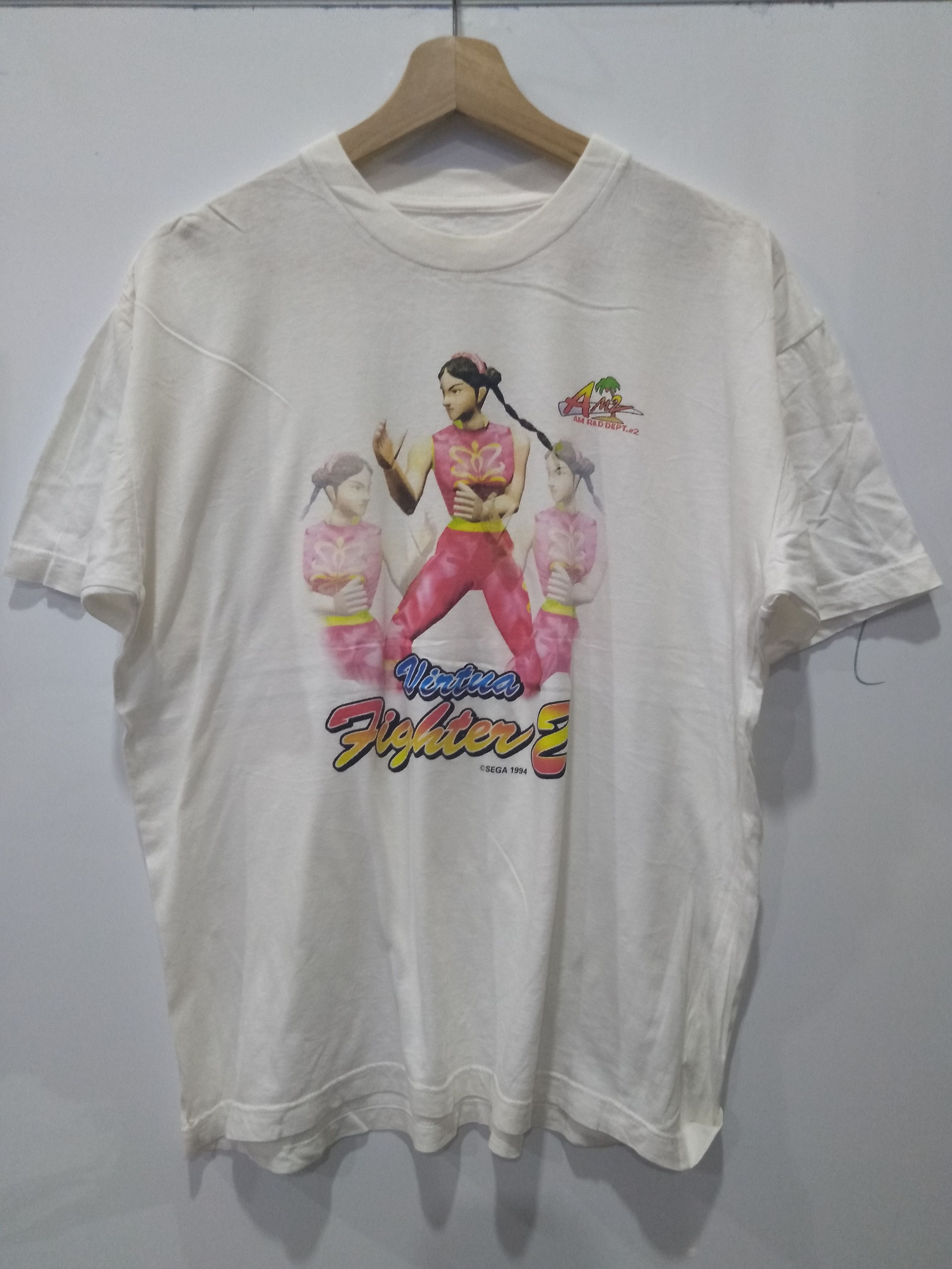 image of Anima x Vintage Virtua Fighter Vd3 in White, Men's (Size XL)