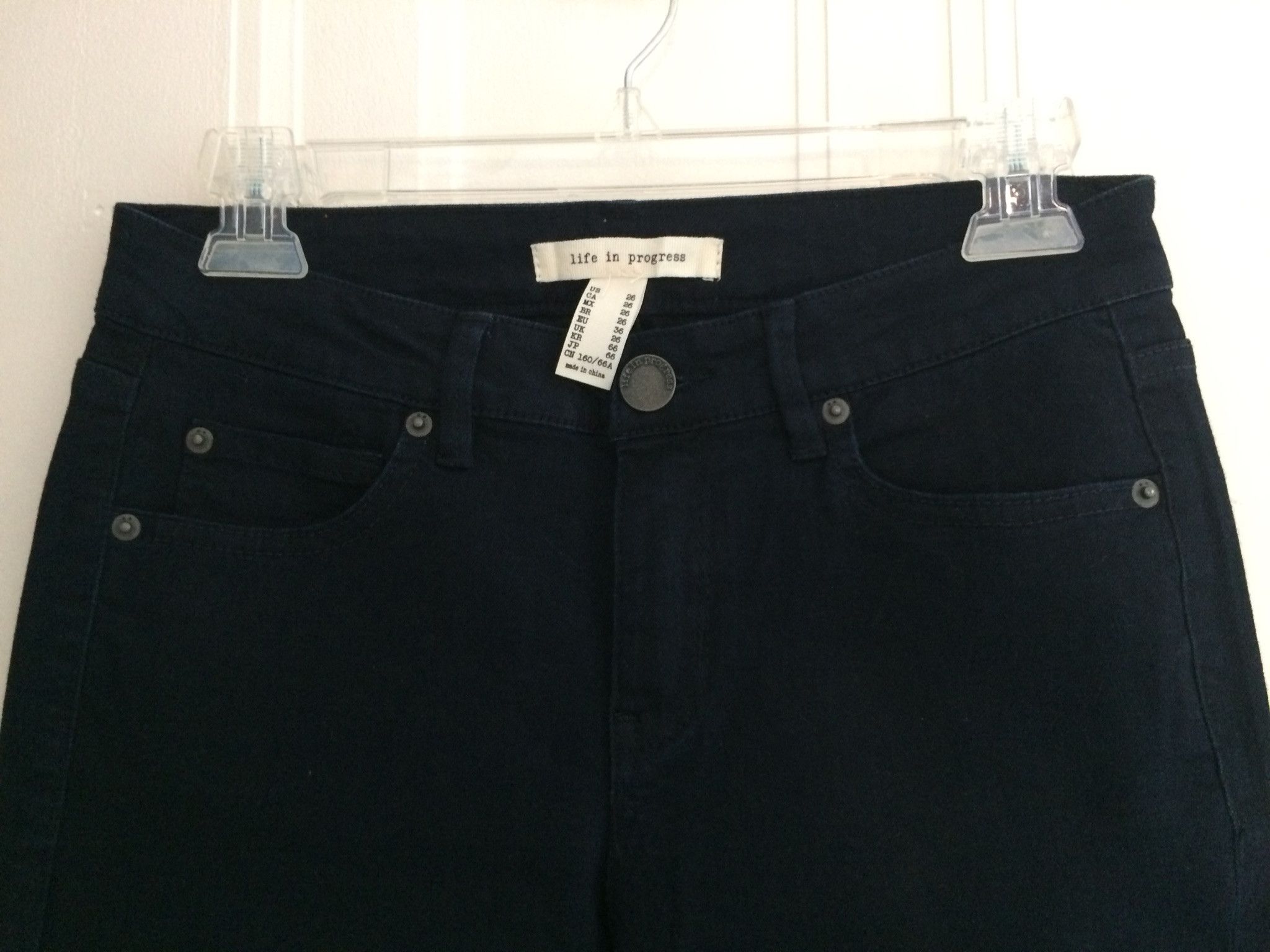 Forever 21 Skinny Premium Jeans Dark Indigo Life in Progress Size 26" / US 2 / IT 38 - 7 Thumbnail