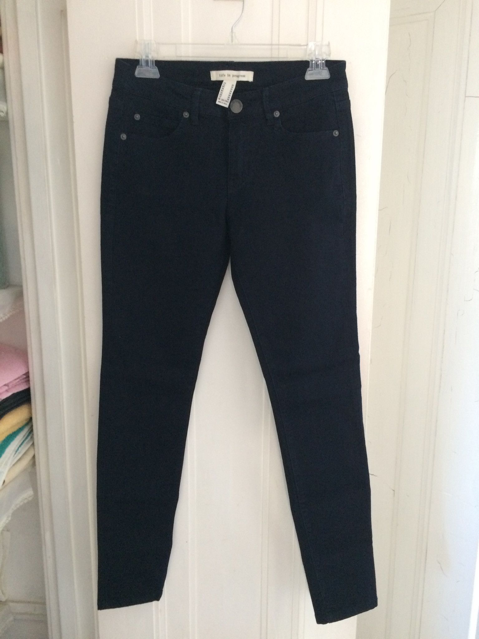 Forever 21 Skinny Premium Jeans Dark Indigo Life in Progress Size 26" / US 2 / IT 38 - 1 Thumbnail