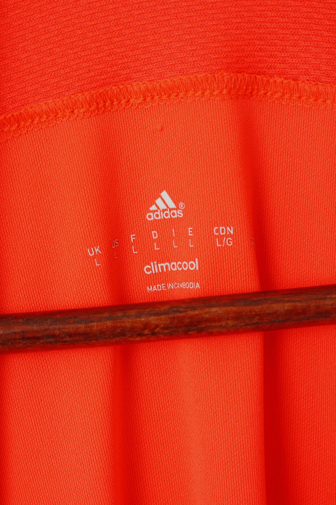 Adidas × Vintage Adidas Men L Shirt Neon Orange England Middlesbrough 3993 Size US L / EU 52-54 / 3 - 4 Thumbnail