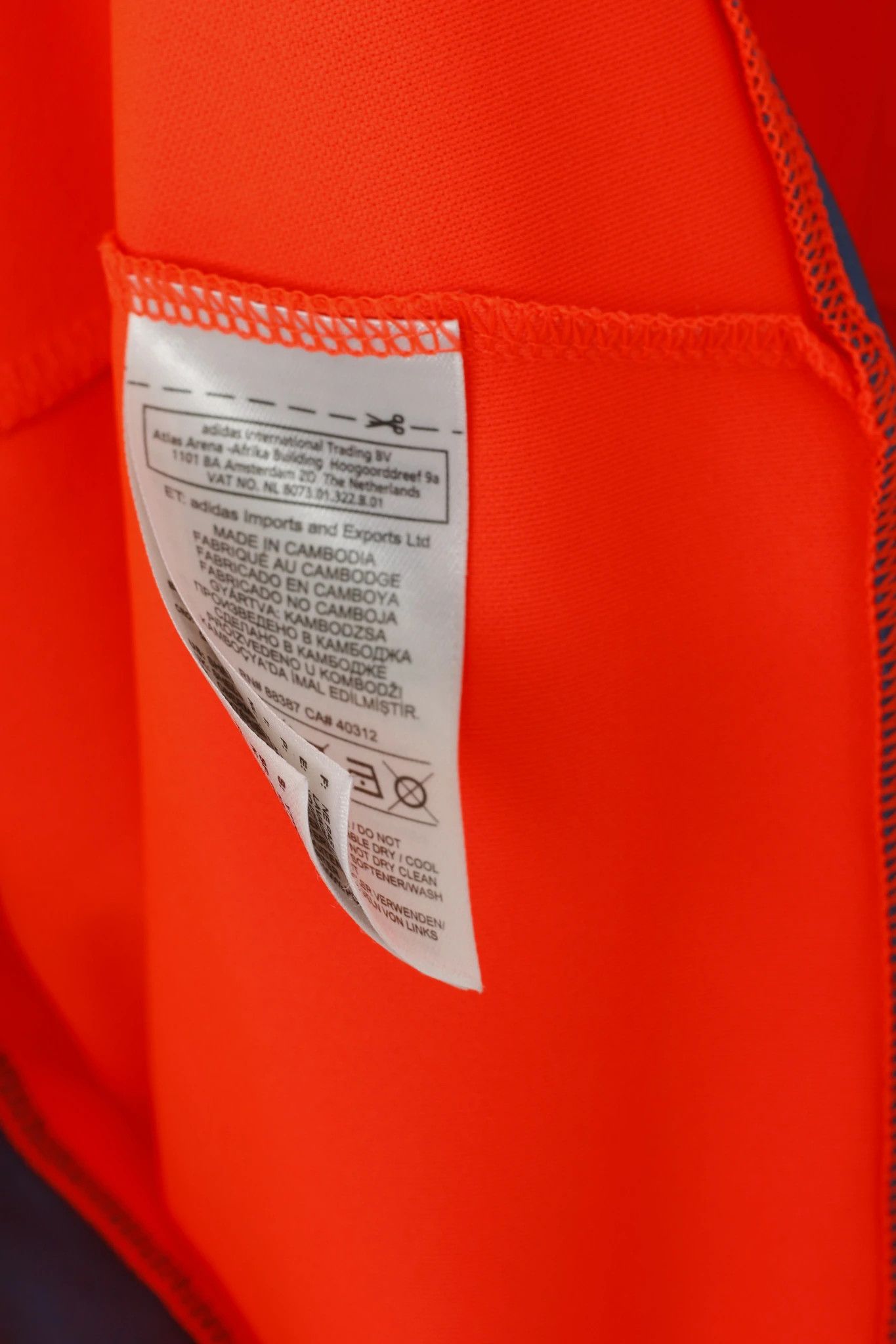 Adidas × Vintage Adidas Men L Shirt Neon Orange England Middlesbrough 3993 Size US L / EU 52-54 / 3 - 5 Thumbnail