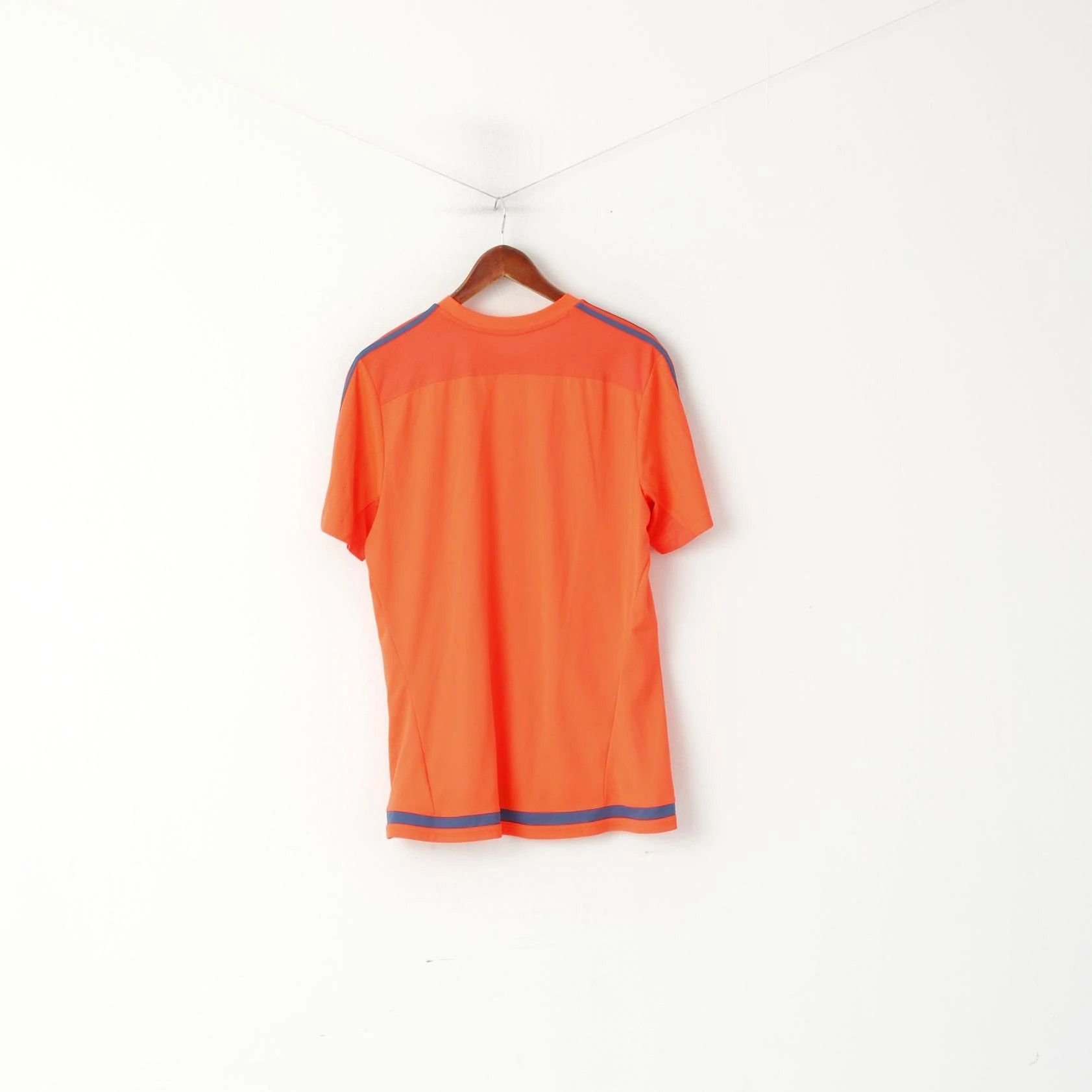 Adidas × Vintage Adidas Men L Shirt Neon Orange England Middlesbrough 3993 Size US L / EU 52-54 / 3 - 6 Thumbnail