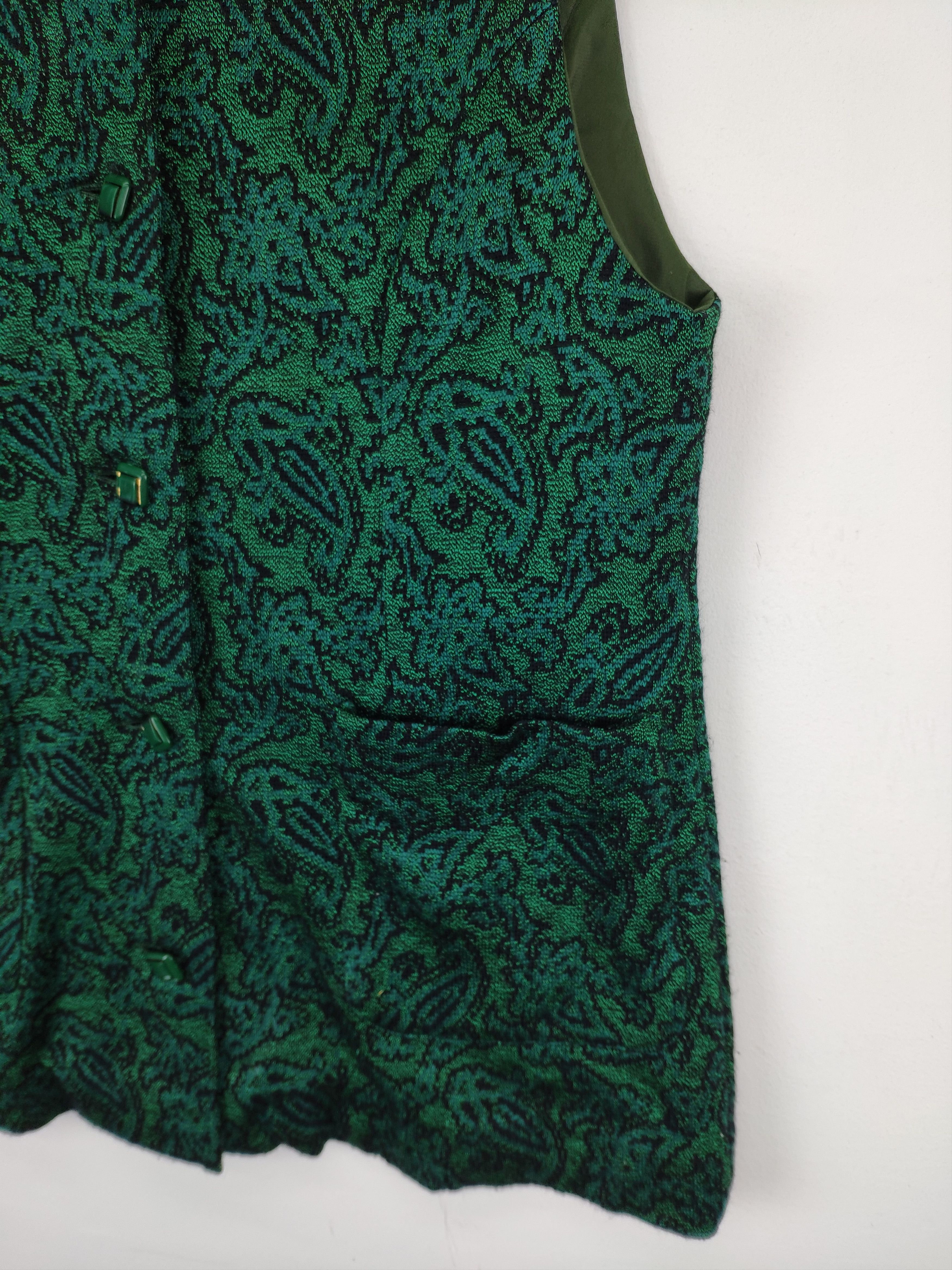 The Unbranded Brand × Vintage Vintage Vest Paisley Unbranded Size S / US 4 / IT 40 - 5 Thumbnail