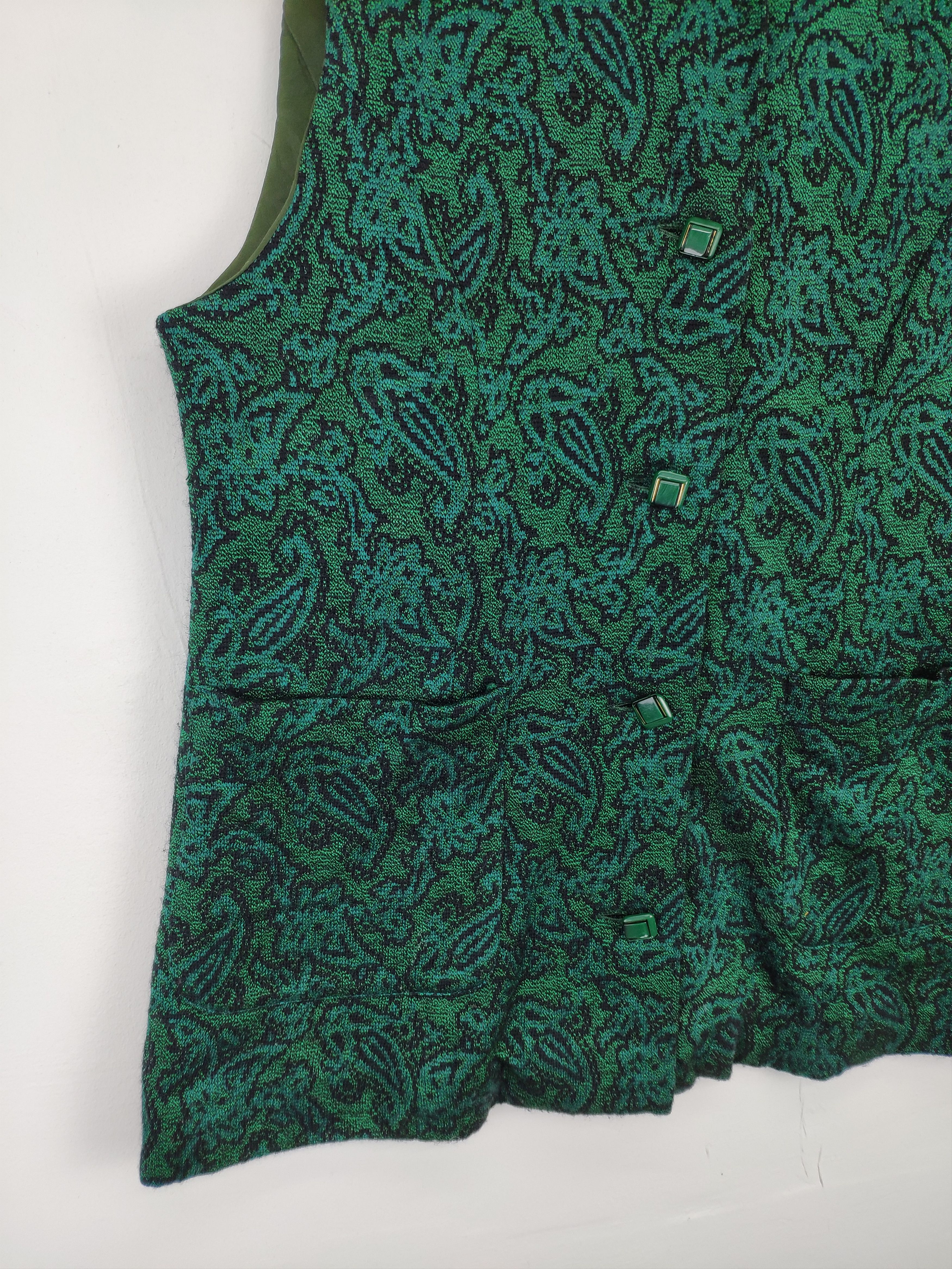 The Unbranded Brand × Vintage Vintage Vest Paisley Unbranded Size S / US 4 / IT 40 - 6 Thumbnail