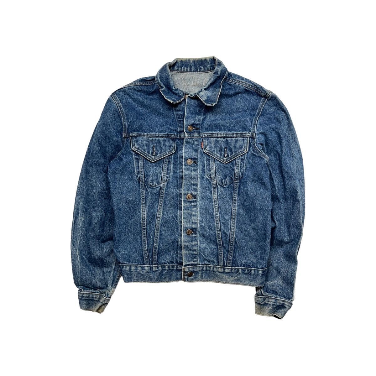 Levi's × Vintage 80s Levi’s 2 Pocket Denim Jacket Size US S / EU 44-46 / 1 - 1 Thumbnail