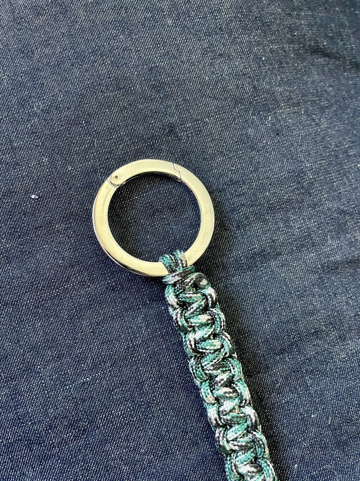 Other Macrame Army military tech Key holder carabiner similar Kiko Size ONE SIZE - 2 Thumbnail