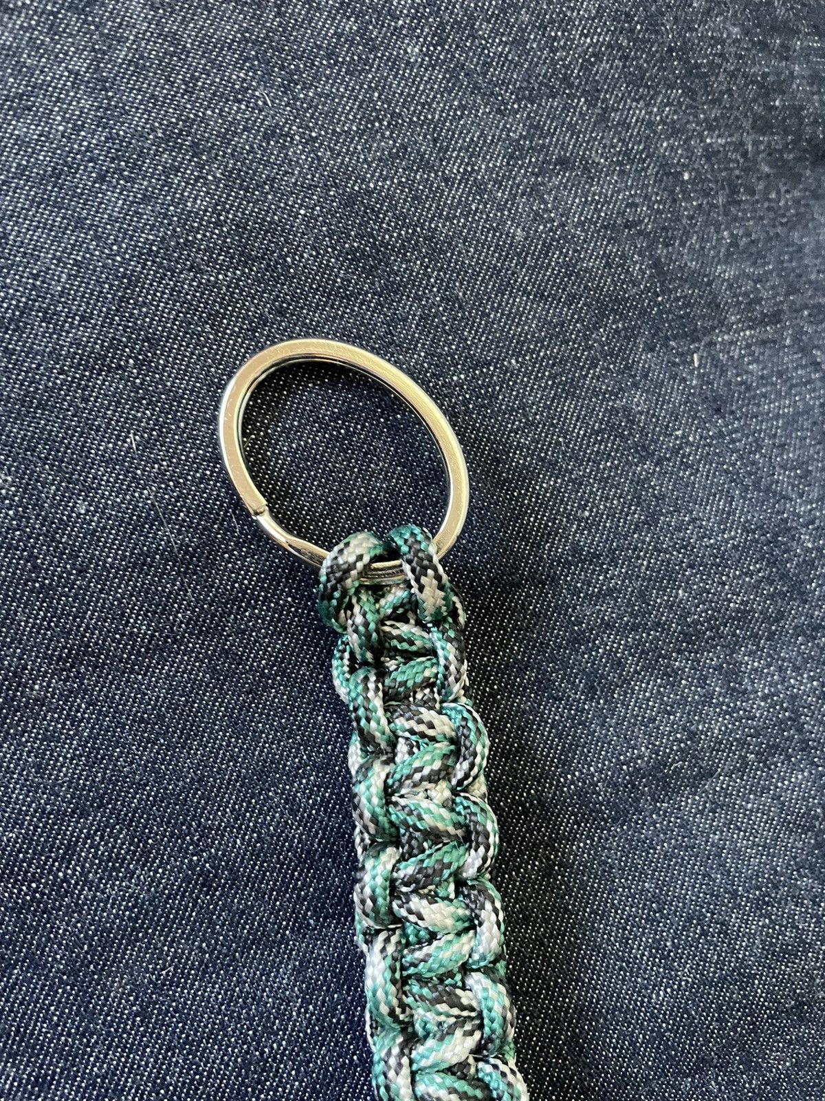 Other Macrame Army military tech Key holder carabiner similar Kiko Size ONE SIZE - 3 Thumbnail