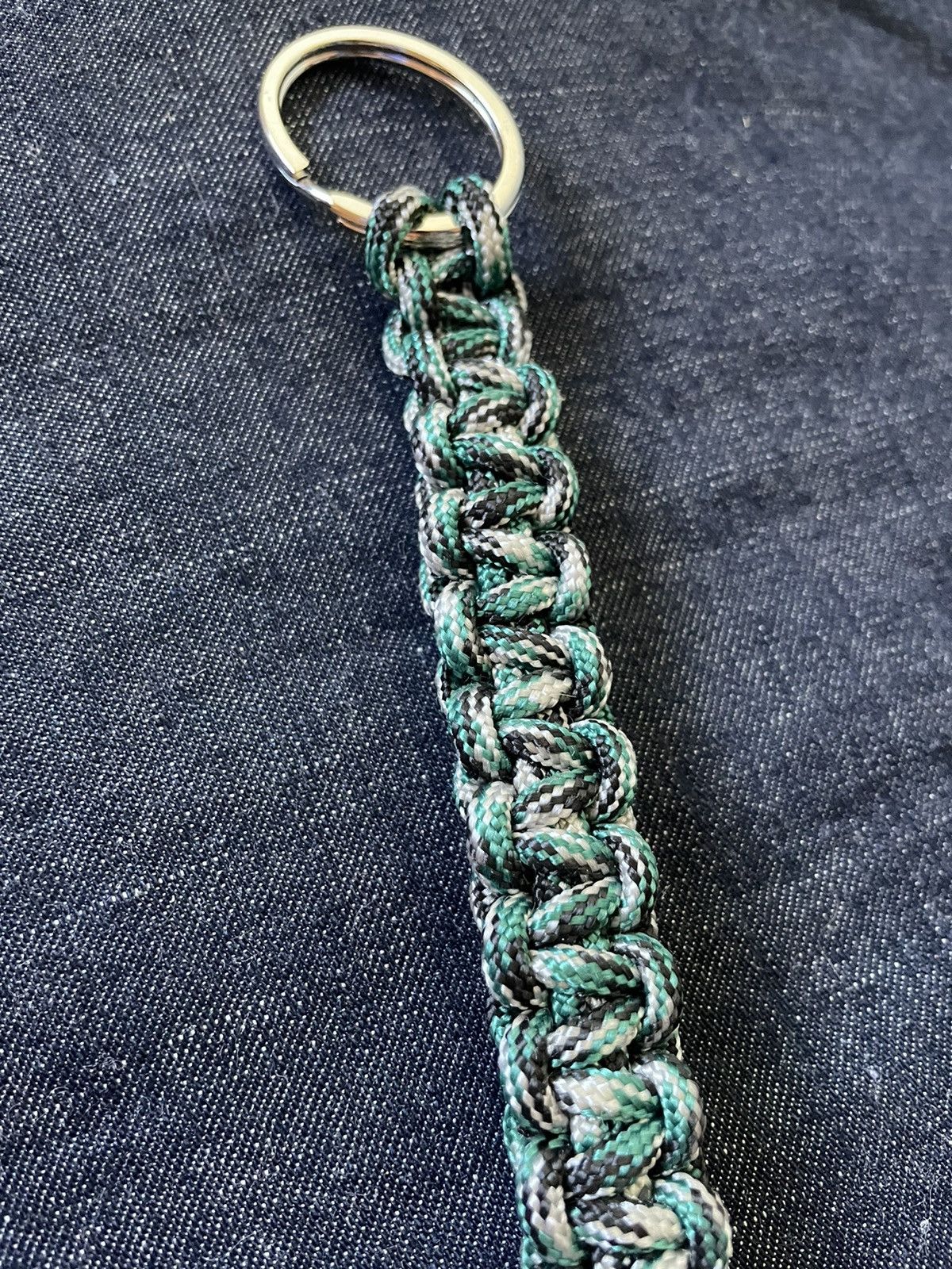 Other Macrame Army military tech Key holder carabiner similar Kiko Size ONE SIZE - 4 Thumbnail