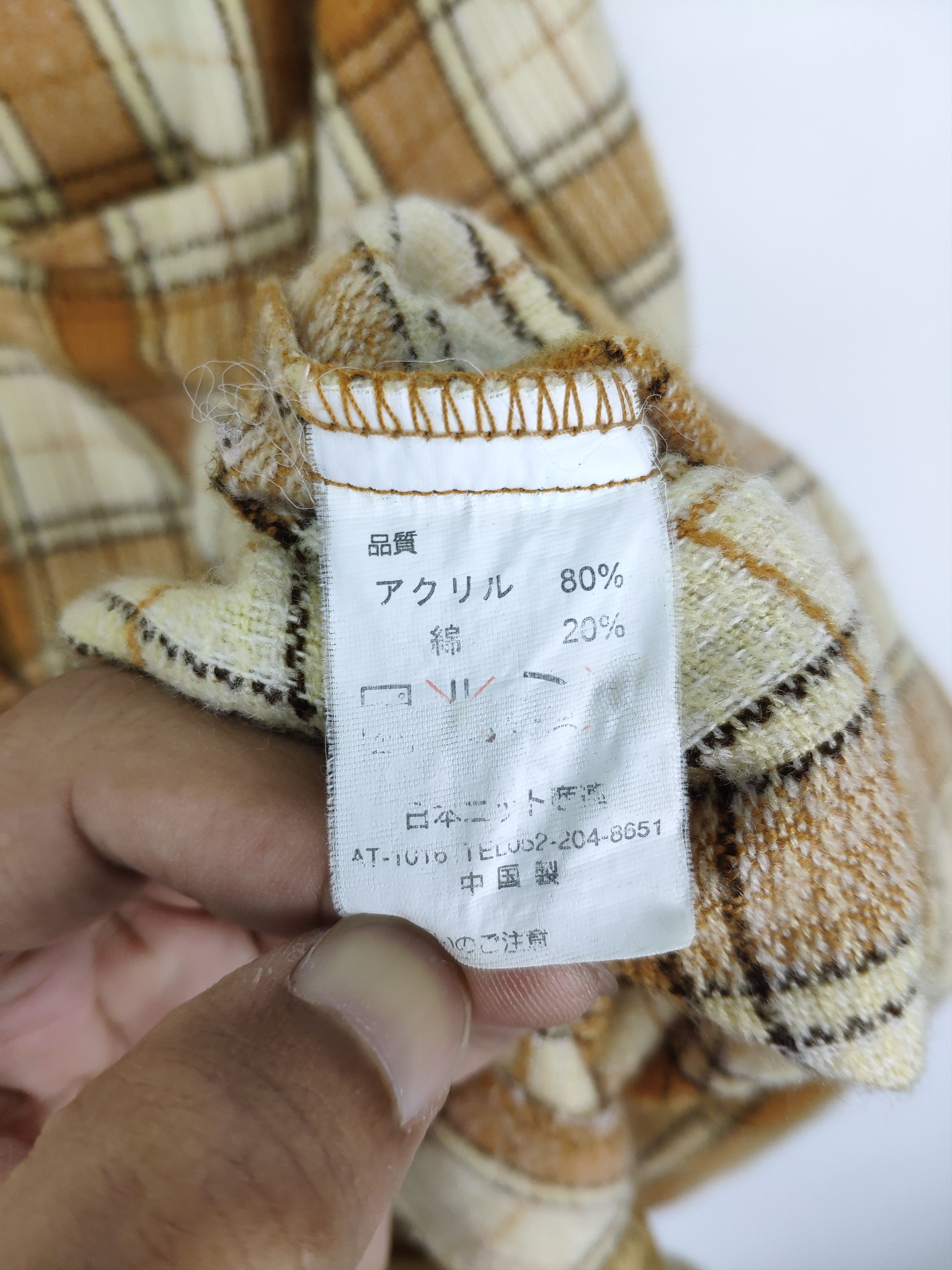 Flannel × Japanese Brand Vintage Flannel Wool Checkered Travis Style Size US M / EU 48-50 / 2 - 9 Thumbnail