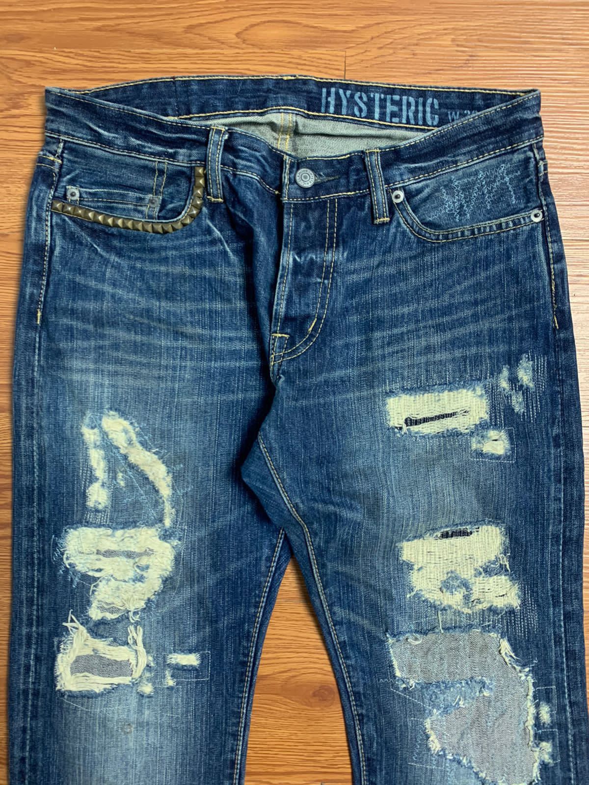 Hysteric Glamour Hysteric Glamour Distressed Selvedge Denim Size US 30 / EU 46 - 5 Thumbnail