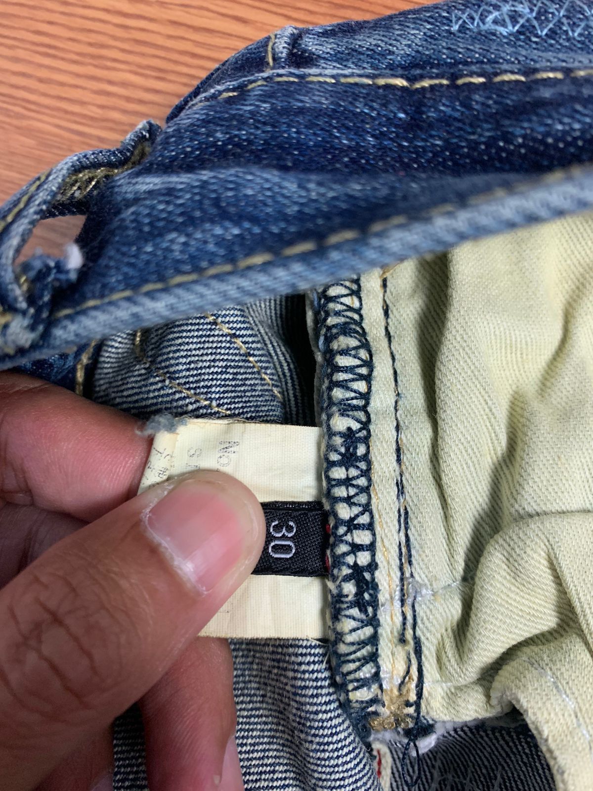 Hysteric Glamour Hysteric Glamour Distressed Selvedge Denim Size US 30 / EU 46 - 16 Thumbnail