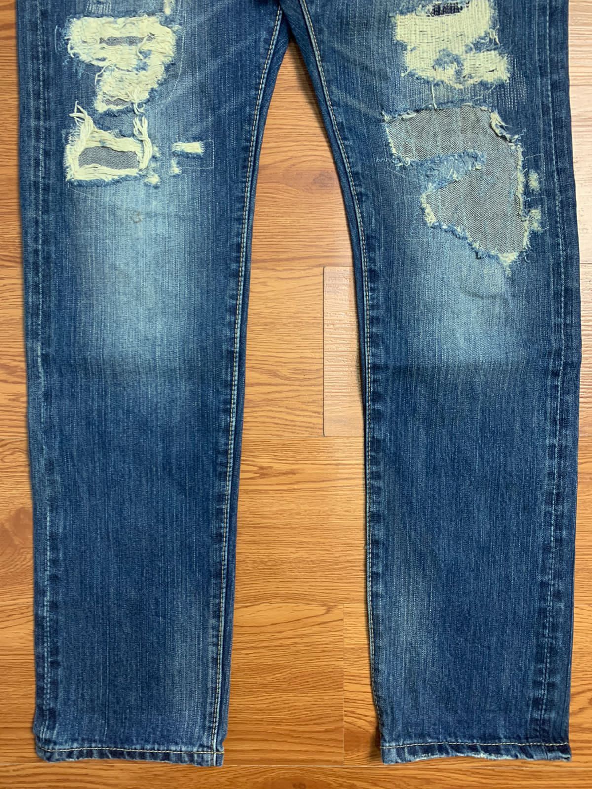 Hysteric Glamour Hysteric Glamour Distressed Selvedge Denim Size US 30 / EU 46 - 6 Thumbnail