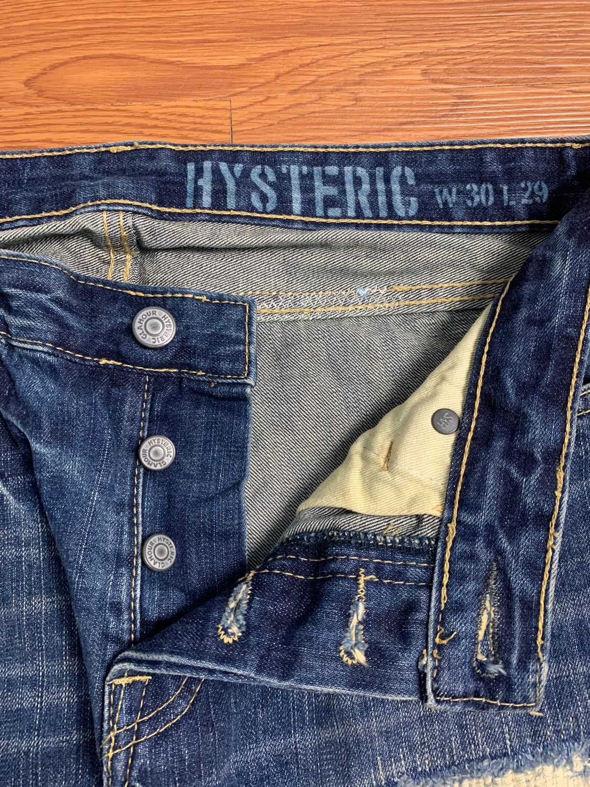 Hysteric Glamour Hysteric Glamour Distressed Selvedge Denim Size US 30 / EU 46 - 9 Thumbnail