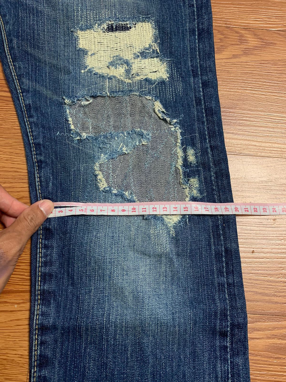 Hysteric Glamour Hysteric Glamour Distressed Selvedge Denim Size US 30 / EU 46 - 24 Thumbnail