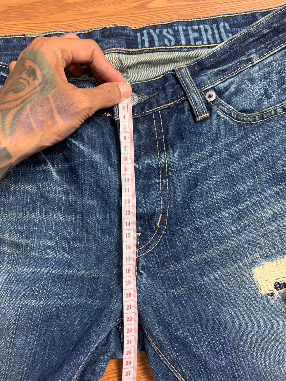 Hysteric Glamour Hysteric Glamour Distressed Selvedge Denim Size US 30 / EU 46 - 22 Thumbnail