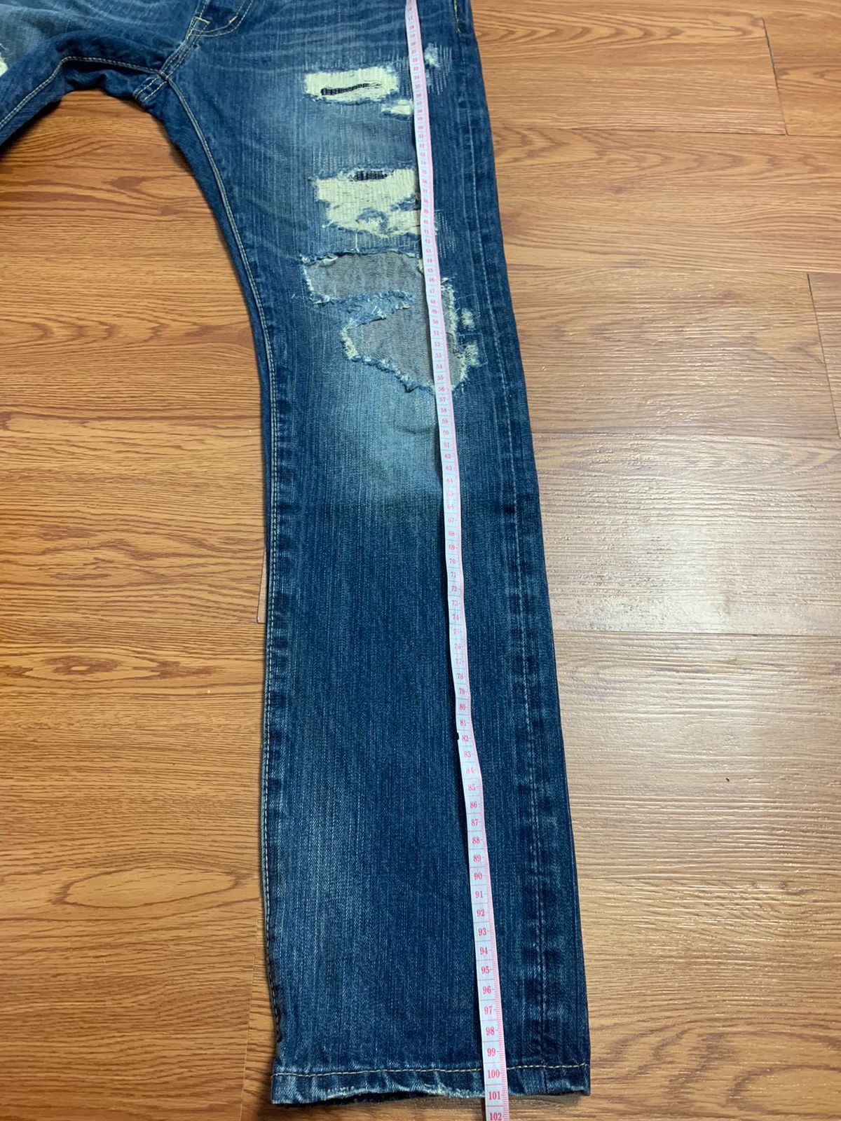 Hysteric Glamour Hysteric Glamour Distressed Selvedge Denim Size US 30 / EU 46 - 25 Thumbnail