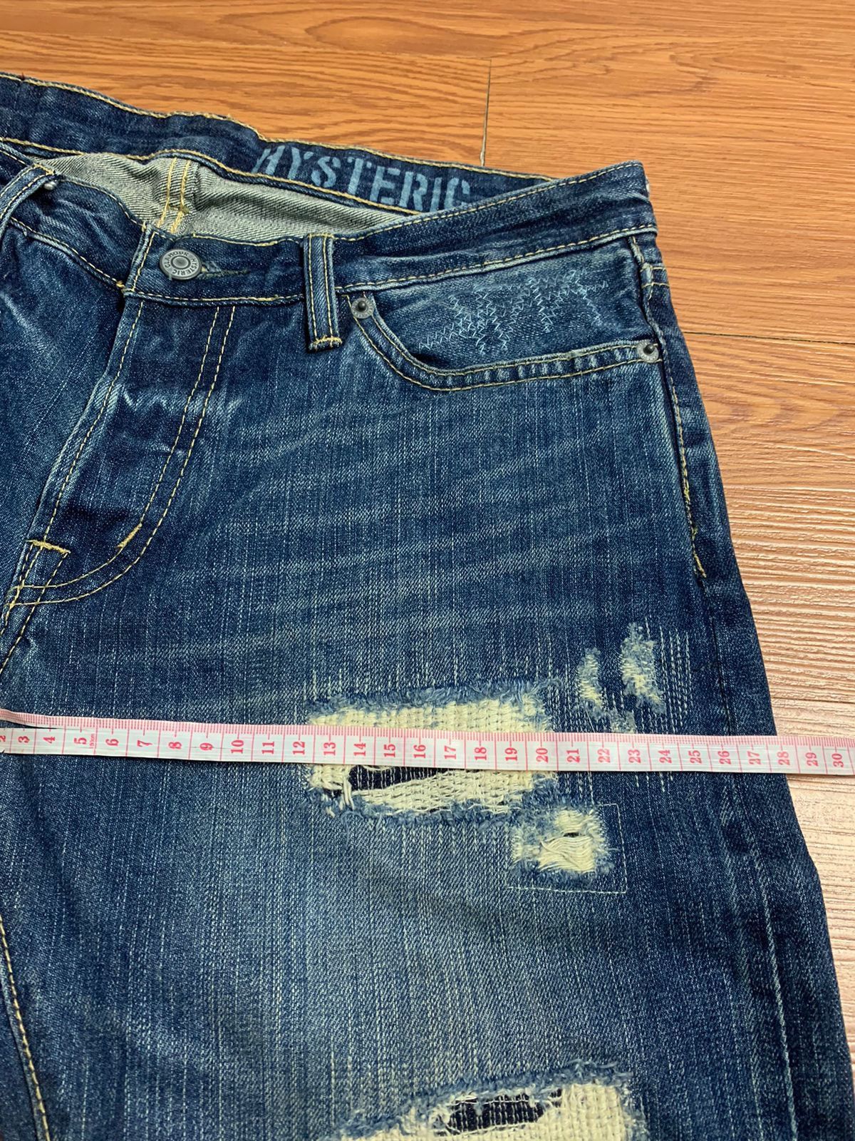 Hysteric Glamour Hysteric Glamour Distressed Selvedge Denim Size US 30 / EU 46 - 23 Thumbnail