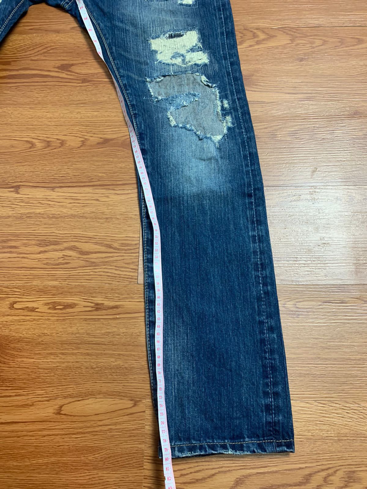 Hysteric Glamour Hysteric Glamour Distressed Selvedge Denim Size US 30 / EU 46 - 20 Thumbnail