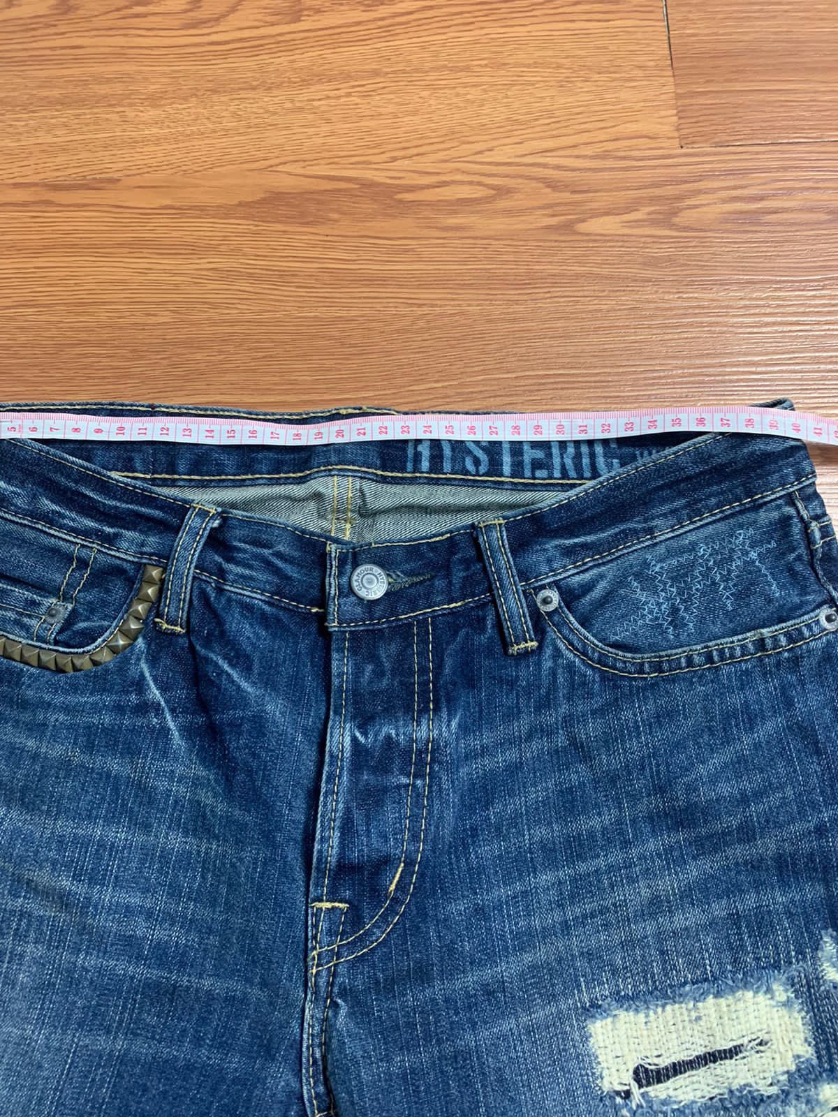 Hysteric Glamour Hysteric Glamour Distressed Selvedge Denim Size US 30 / EU 46 - 19 Thumbnail