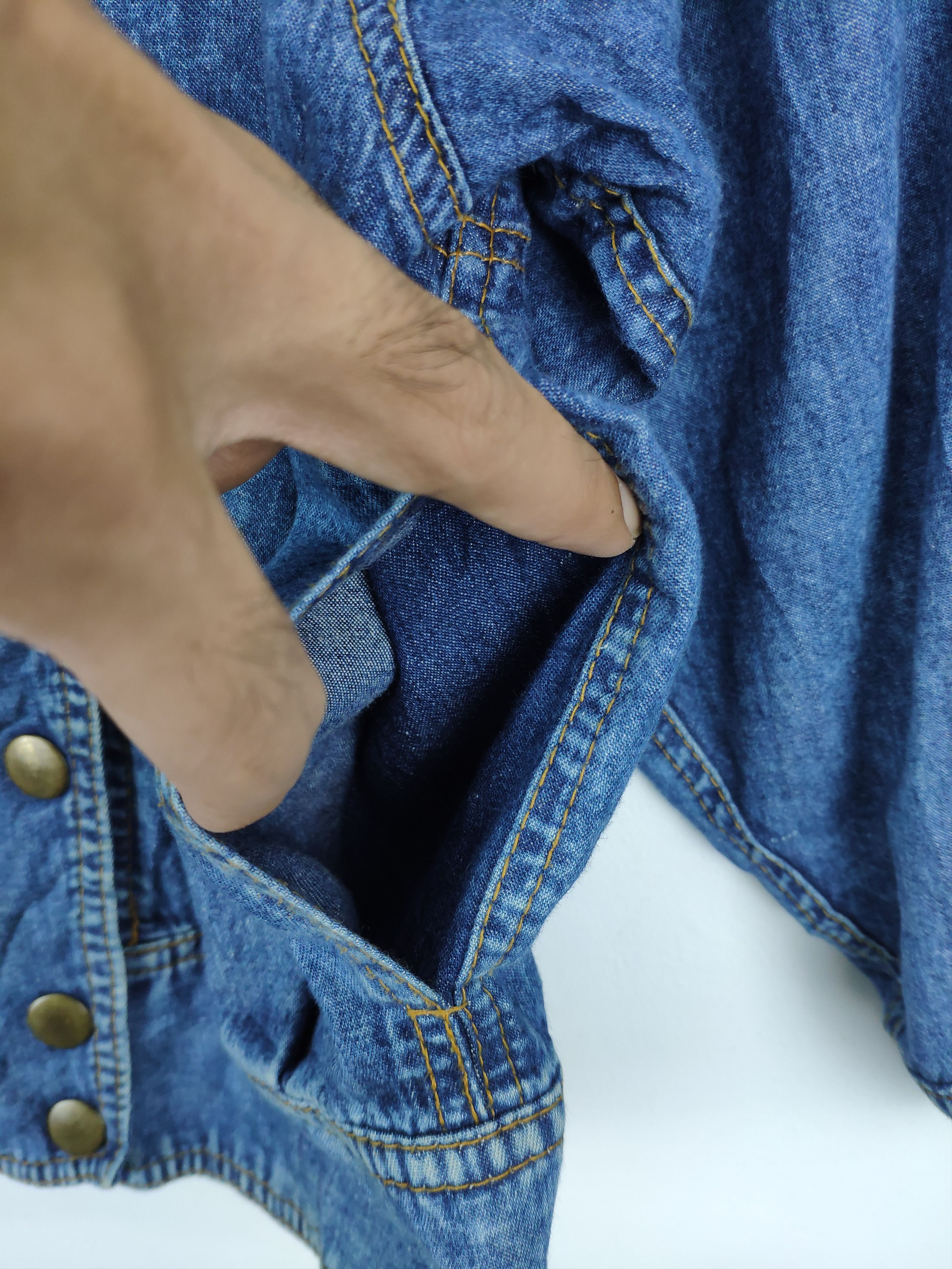 Japanese Brand × Vintage Vintage Denim Jacket Kurt Cobain Style Size US M / EU 48-50 / 2 - 10 Thumbnail