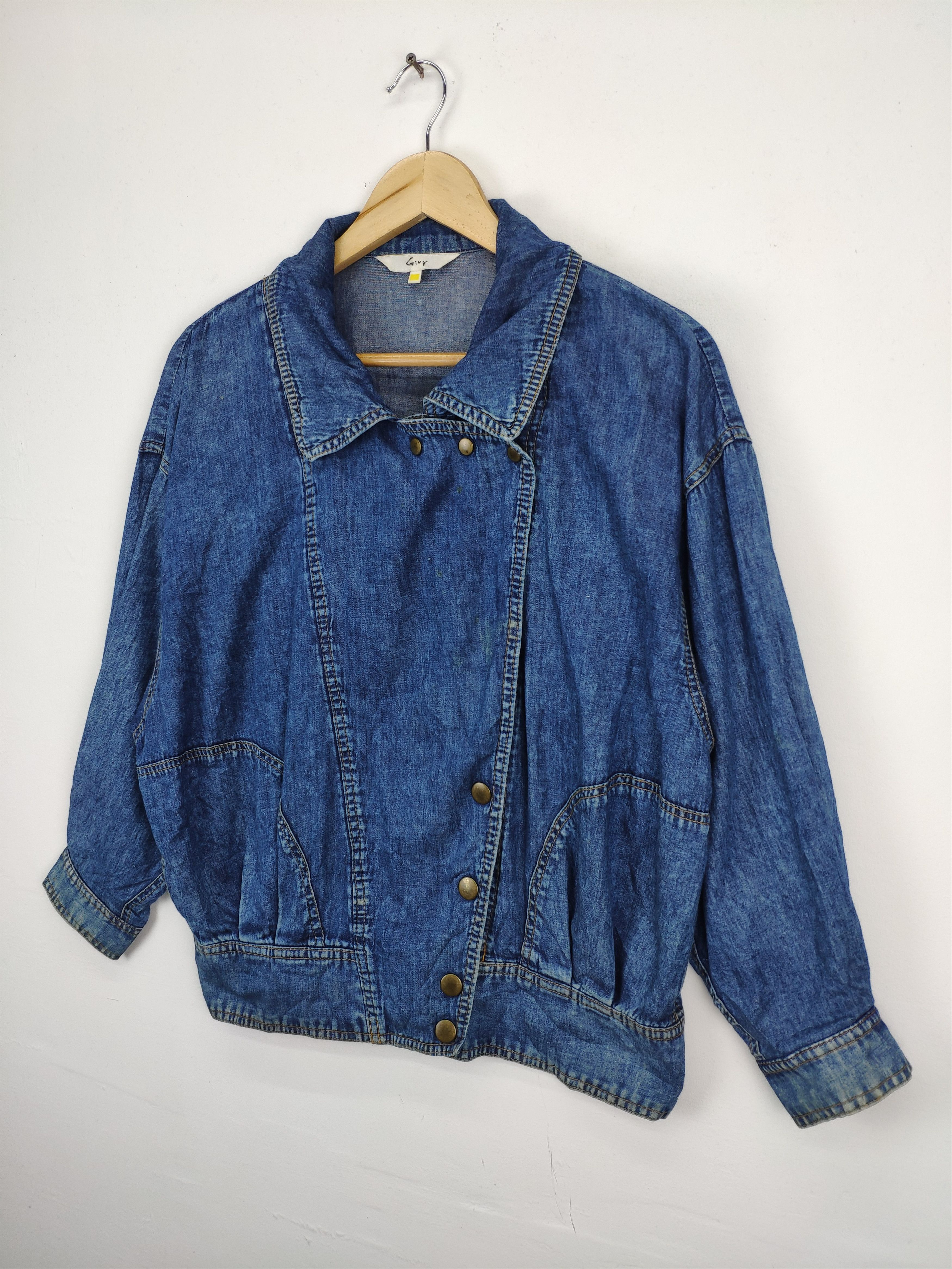 Japanese Brand × Vintage Vintage Denim Jacket Kurt Cobain Style Size US M / EU 48-50 / 2 - 5 Thumbnail