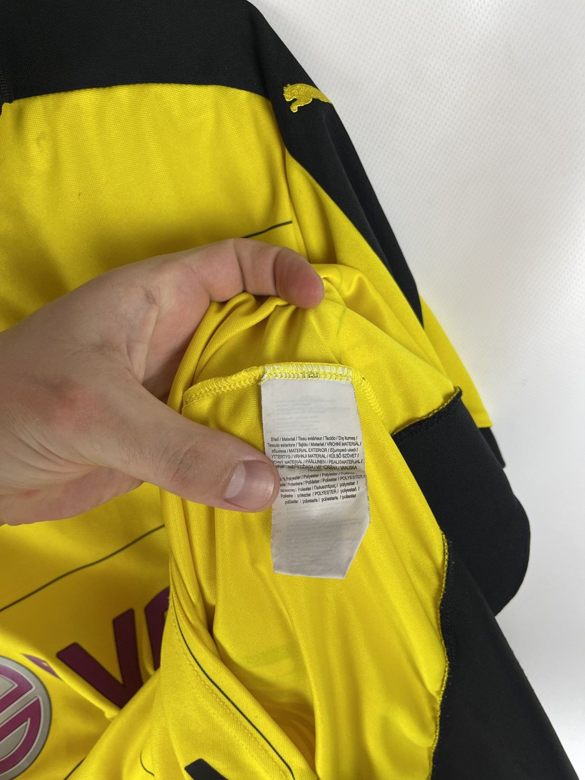 Puma Puma Borussia Dortmund 2015 2016 #4 Subotic home soccer shir Size US M / EU 48-50 / 2 - 7 Thumbnail