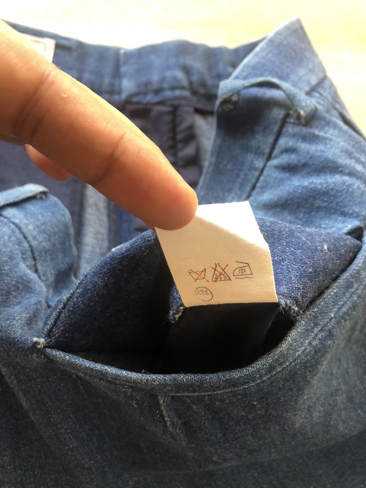 Christian Dior Monsieur 1990s Christian Dior Indigo Denim Trousers Size US 29 - 9 Thumbnail