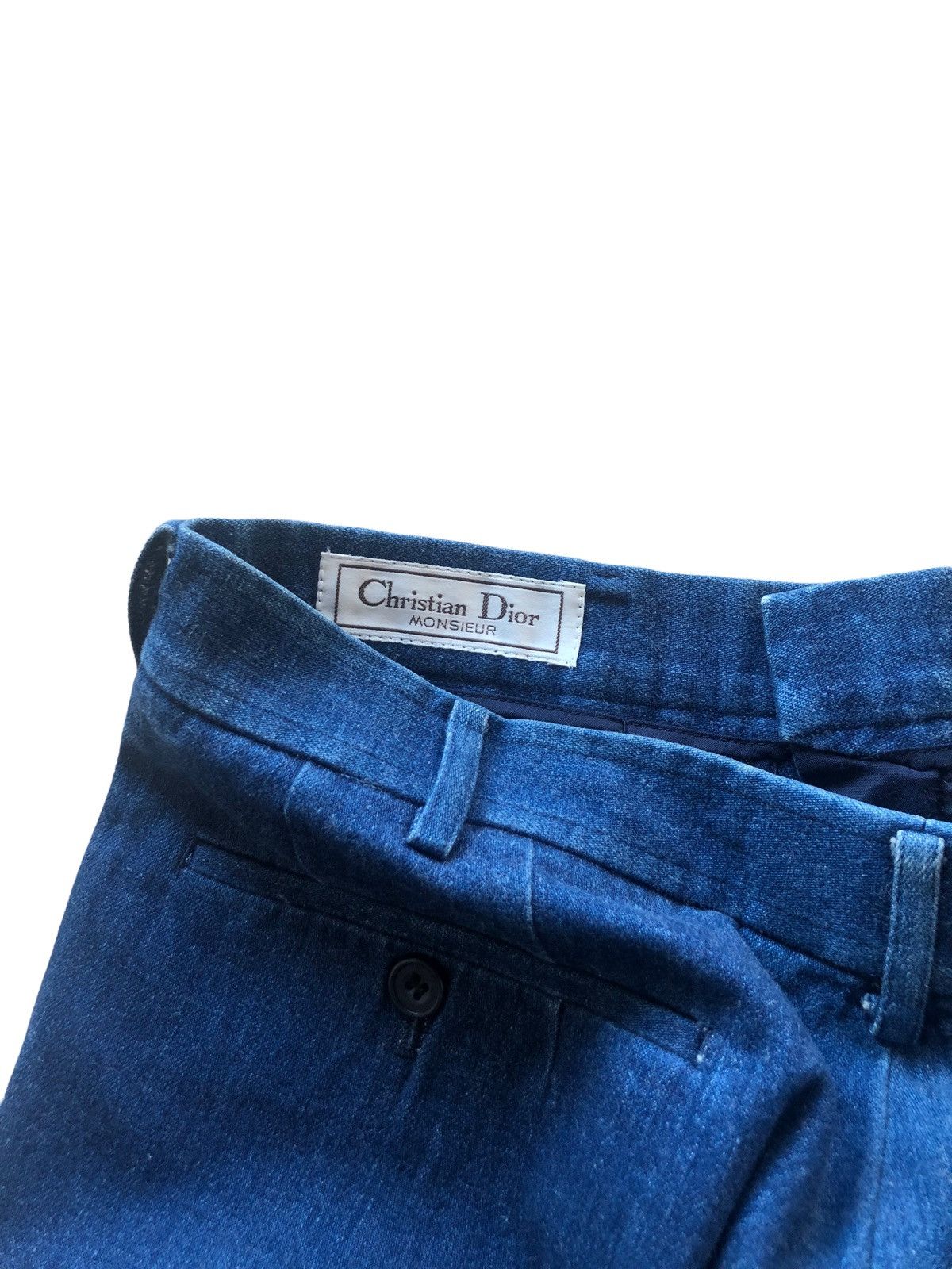 Christian Dior Monsieur 1990s Christian Dior Indigo Denim Trousers Size US 29 - 6 Thumbnail